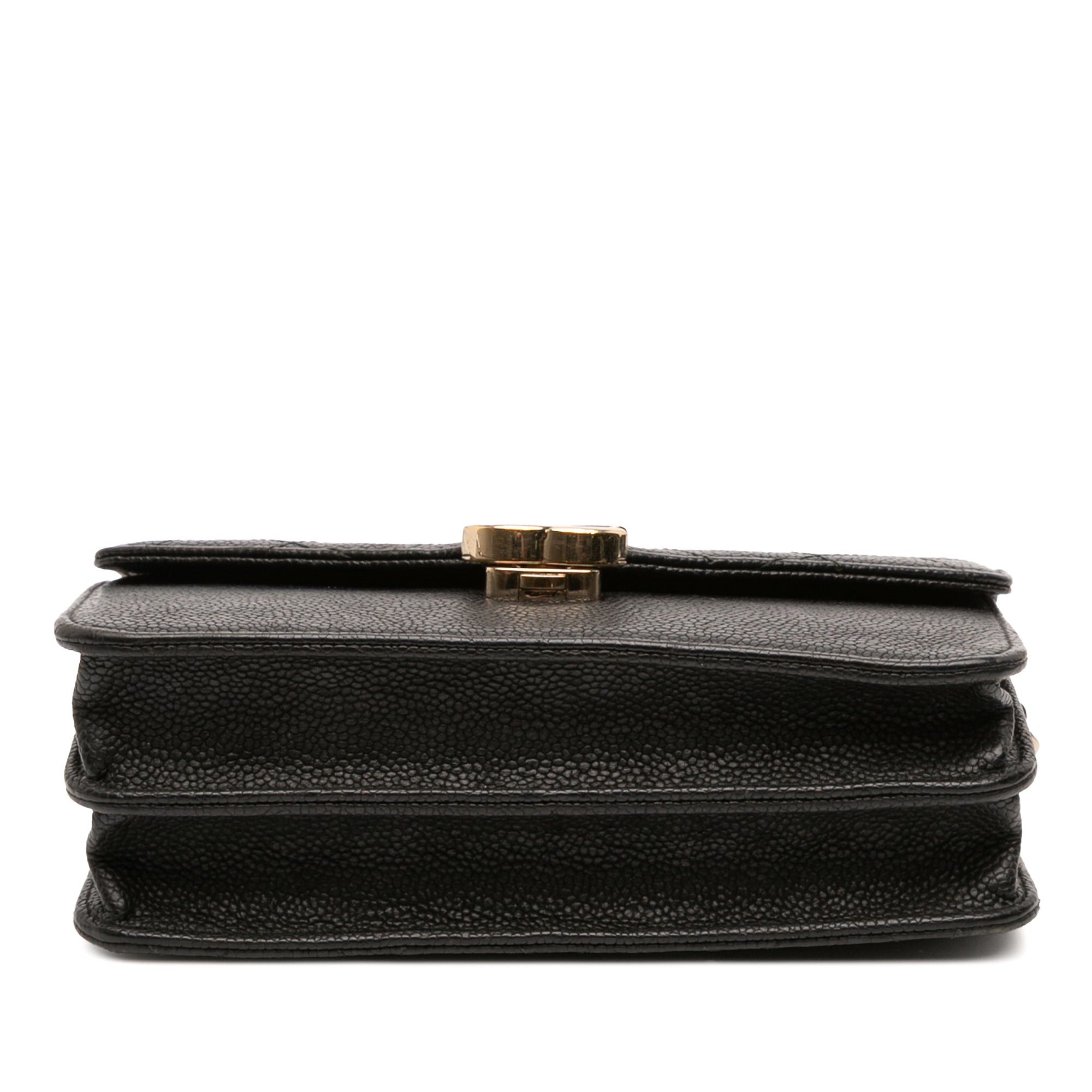 Chanel Paris Cuba Square Quilted Caviar Thread Around Wallet On Chain Size ONE SIZE - 3 Thumbnail