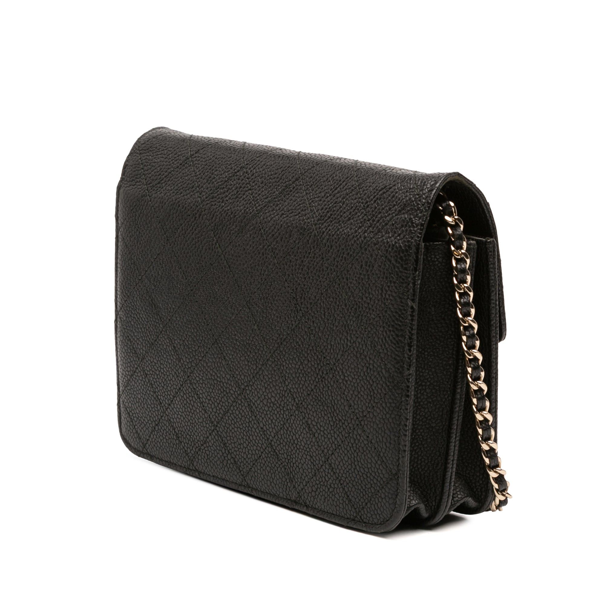 Chanel Paris Cuba Square Quilted Caviar Thread Around Wallet On Chain Size ONE SIZE - 2 Thumbnail