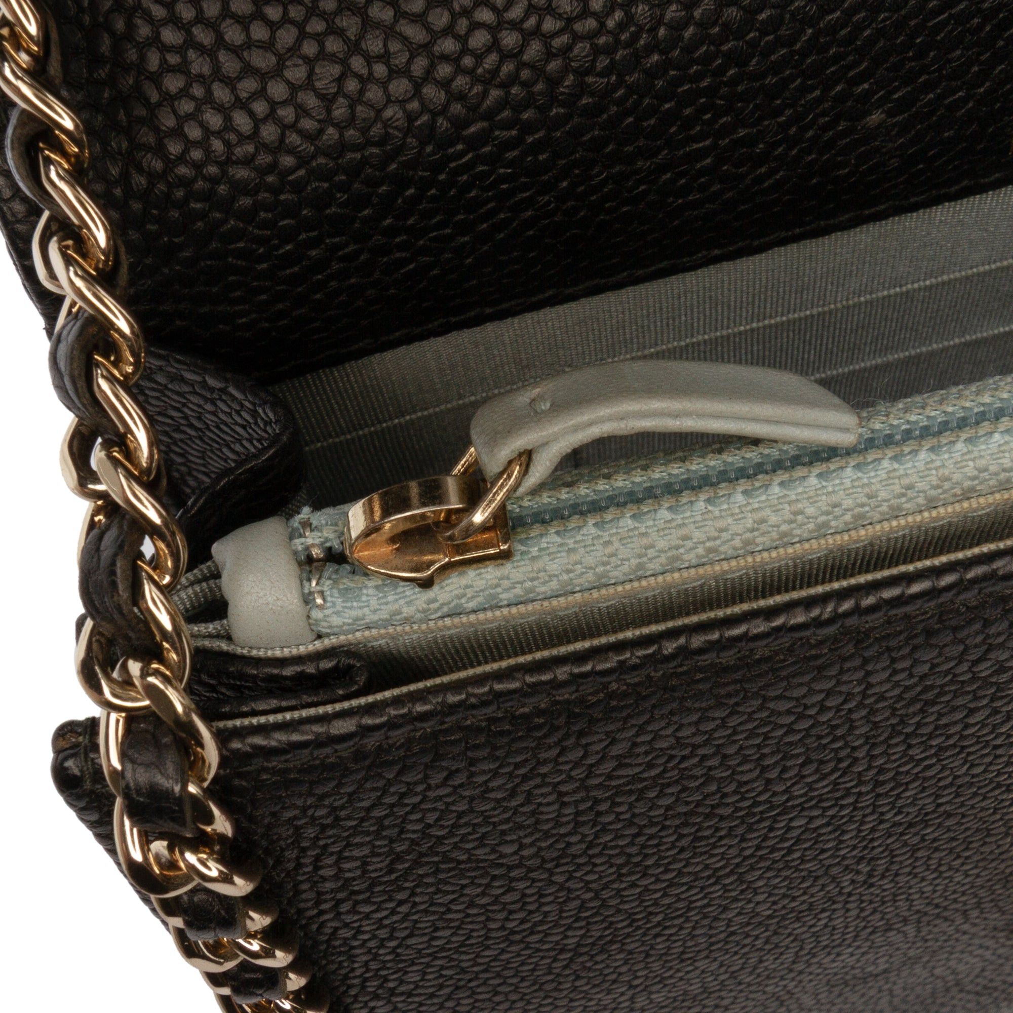 Chanel Paris Cuba Square Quilted Caviar Thread Around Wallet On Chain Size ONE SIZE - 7 Thumbnail