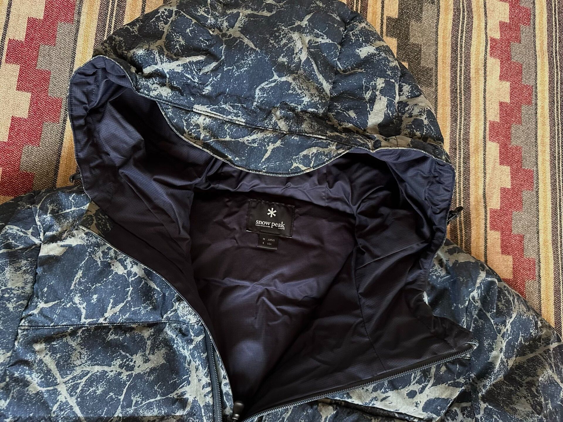 Snow Peak Snow Peak Indigo Anorak Down Jacket Size US M / EU 48-50 / 2 - 5 Thumbnail