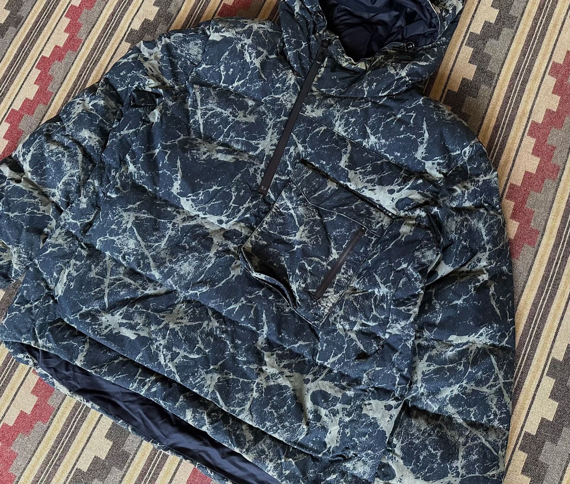 Snow Peak Snow Peak Indigo Anorak Down Jacket Size US M / EU 48-50 / 2 - 4 Thumbnail