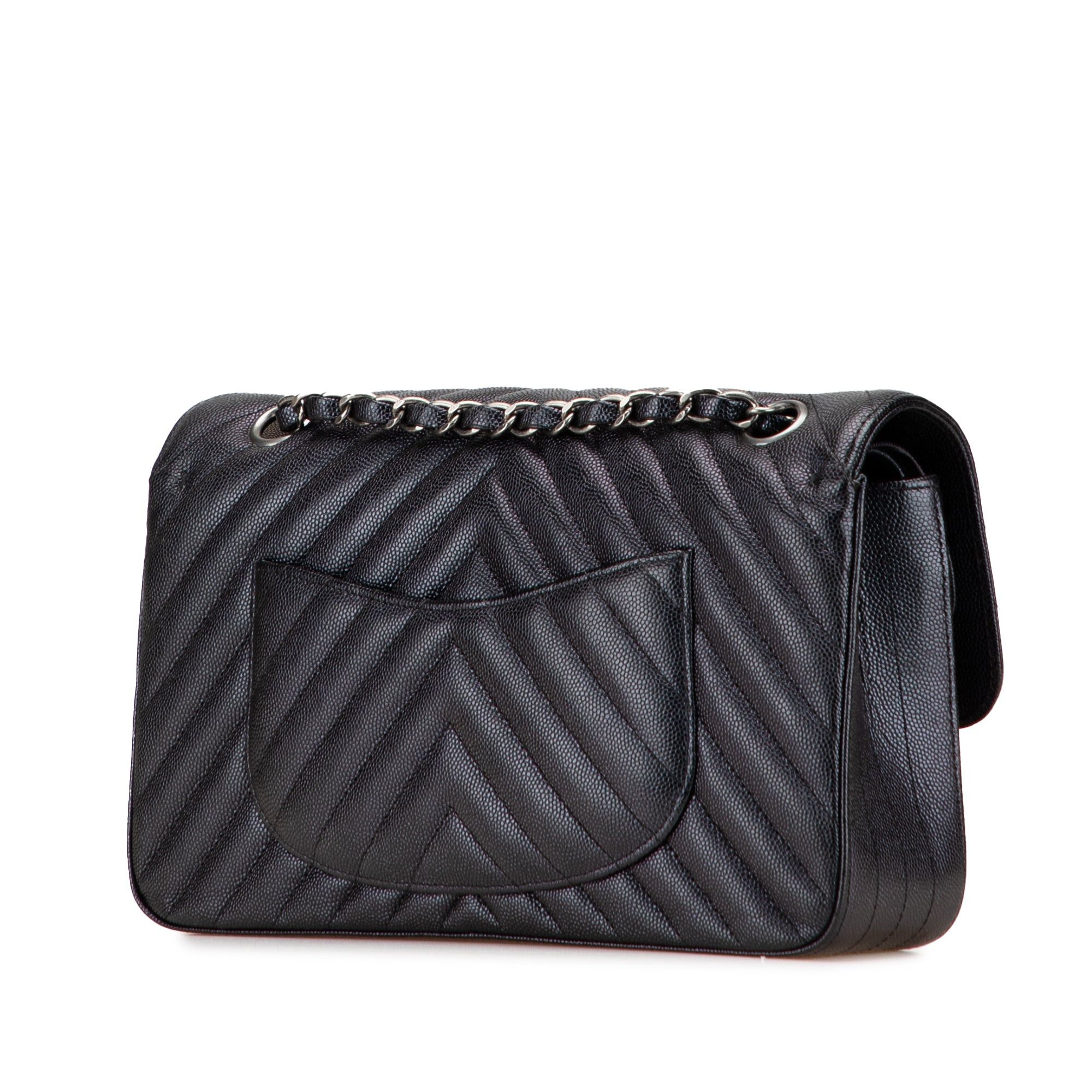 Chanel Medium Classic Chevron Caviar Double Flap Size ONE SIZE - 2 Thumbnail