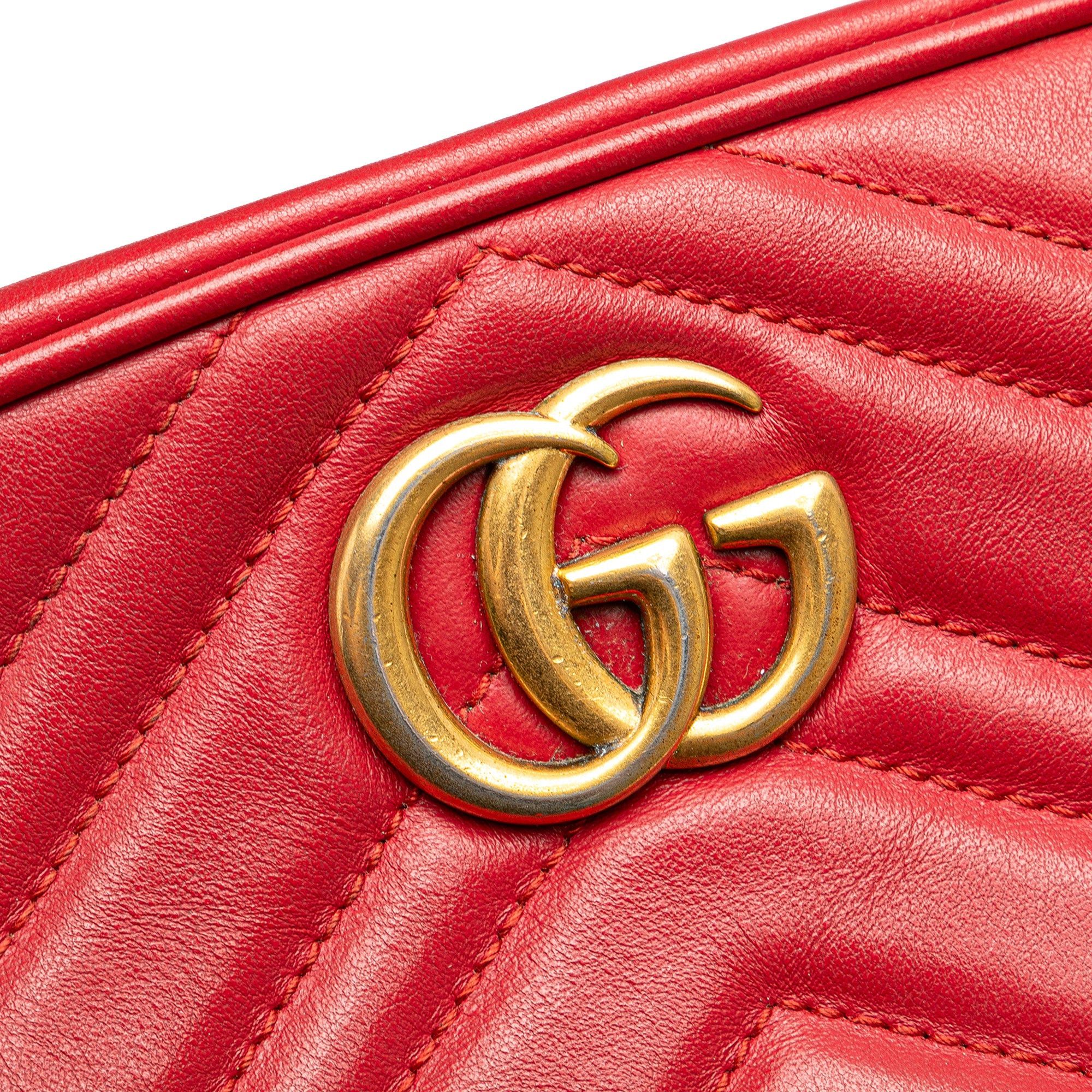 Gucci Mini GG Marmont Matelasse Leather Crossbody Size ONE SIZE - 9 Thumbnail
