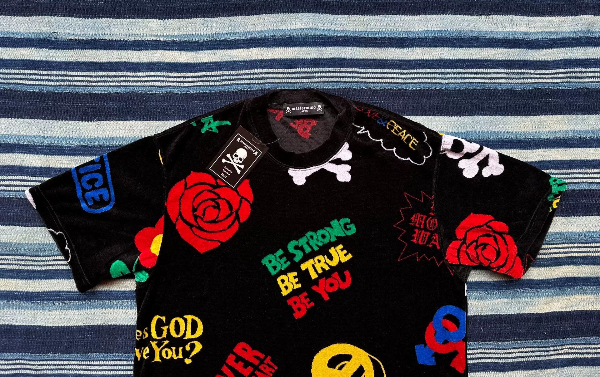 Mastermind Japan Mastermind JAPAN MMJ 23SS Velvet Skull T-shirt Size US S / EU 44-46 / 1 - 3 Thumbnail