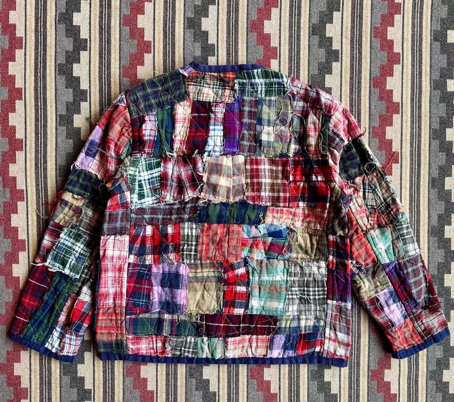 Dr. Collectors Dr.Collectors N52 Quilted Patchwork Jacket Size US XS / EU 42 / 0 - 2 Thumbnail