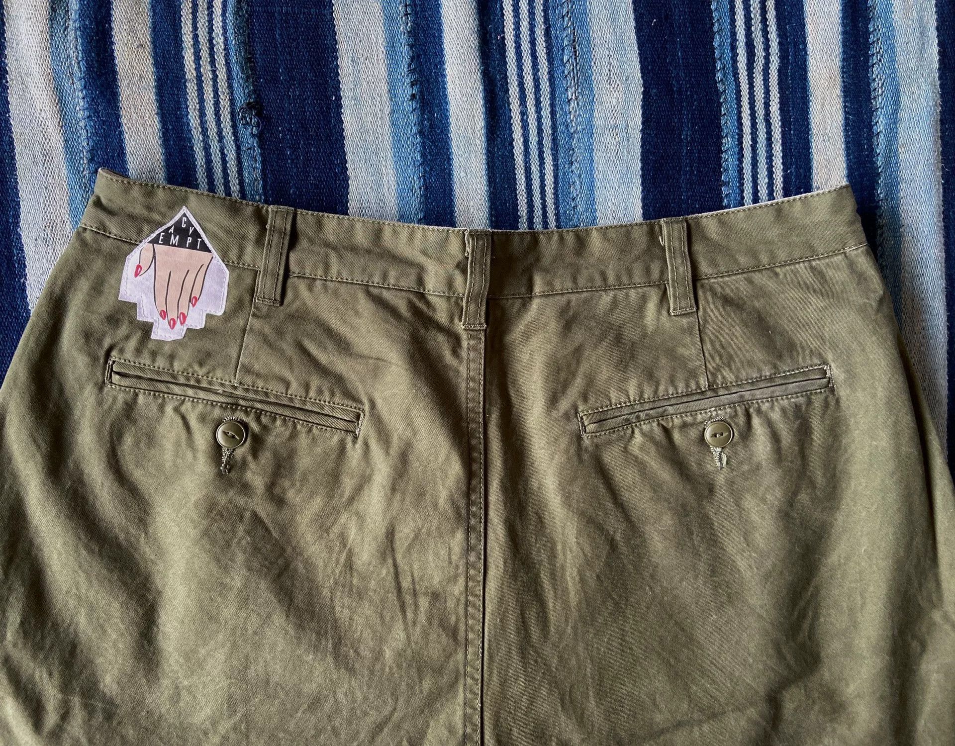 Cav Empt Cavempt C.E Split Colour Chino Shorts Size US 30 / EU 46 - 4 Thumbnail
