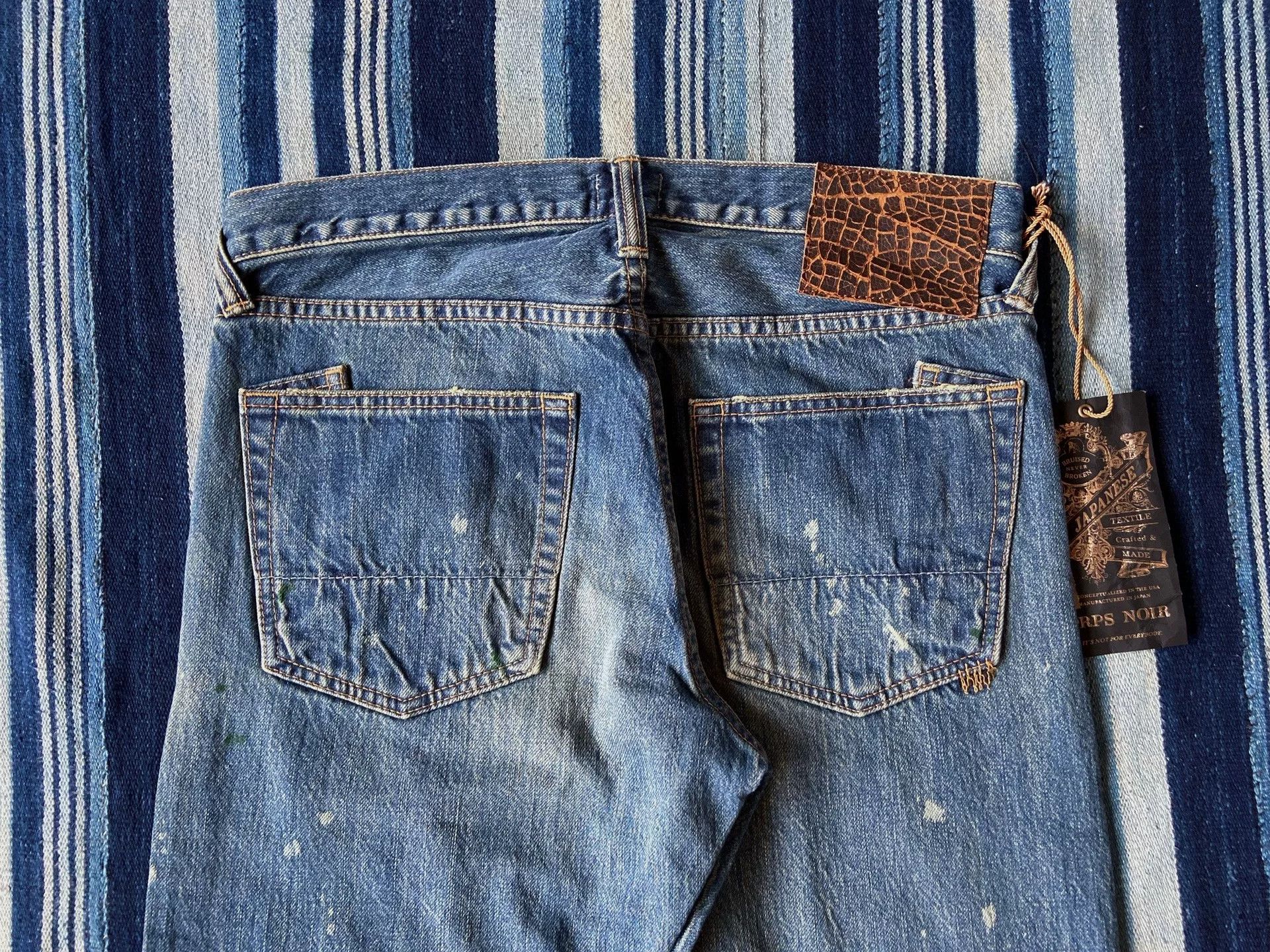 Prps Prps Noir Vintage Distressed Washed Jeans Size US 34 / EU 50 - 6 Thumbnail