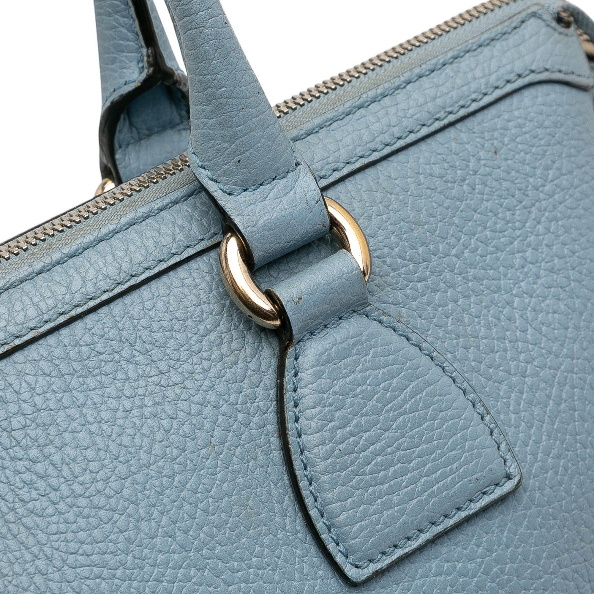 Gucci Leather Interlocking G Charmy Satchel Size ONE SIZE - 7 Thumbnail