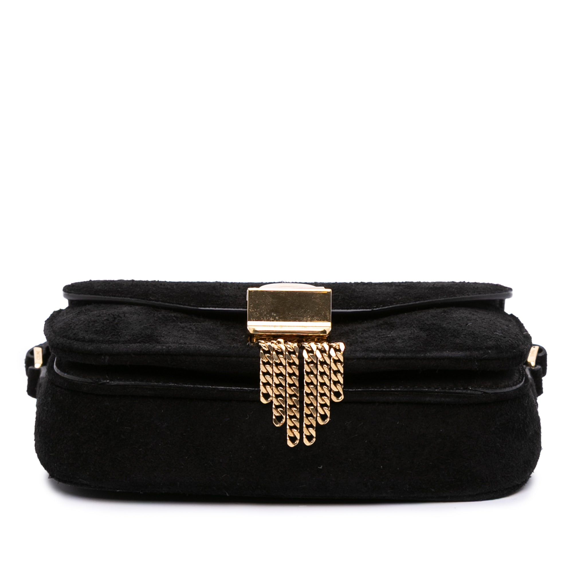 Celine Small Suede Pampille C Bag Size ONE SIZE - 3 Thumbnail