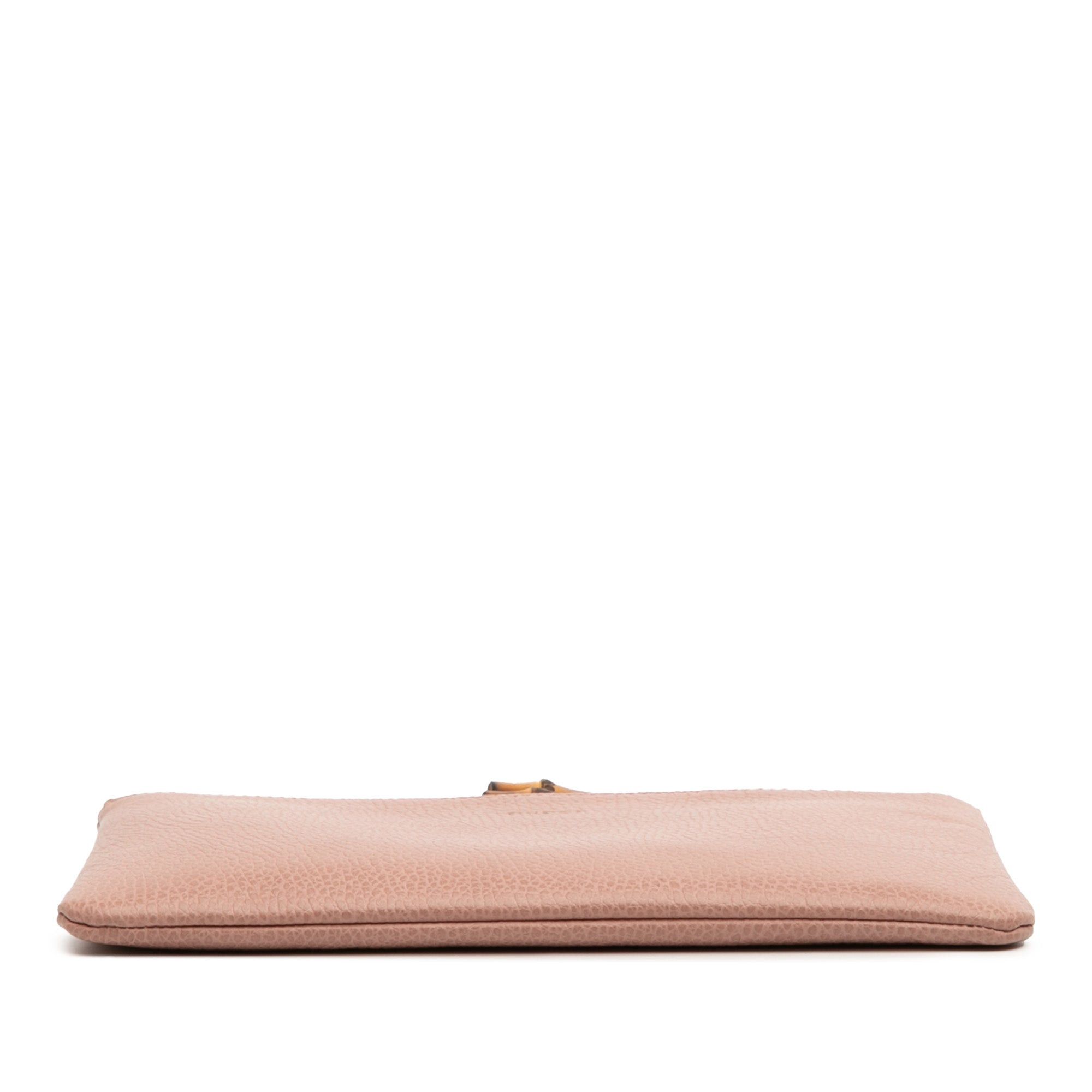 Gucci Calfskin Bamboo Clutch Size ONE SIZE - 3 Thumbnail