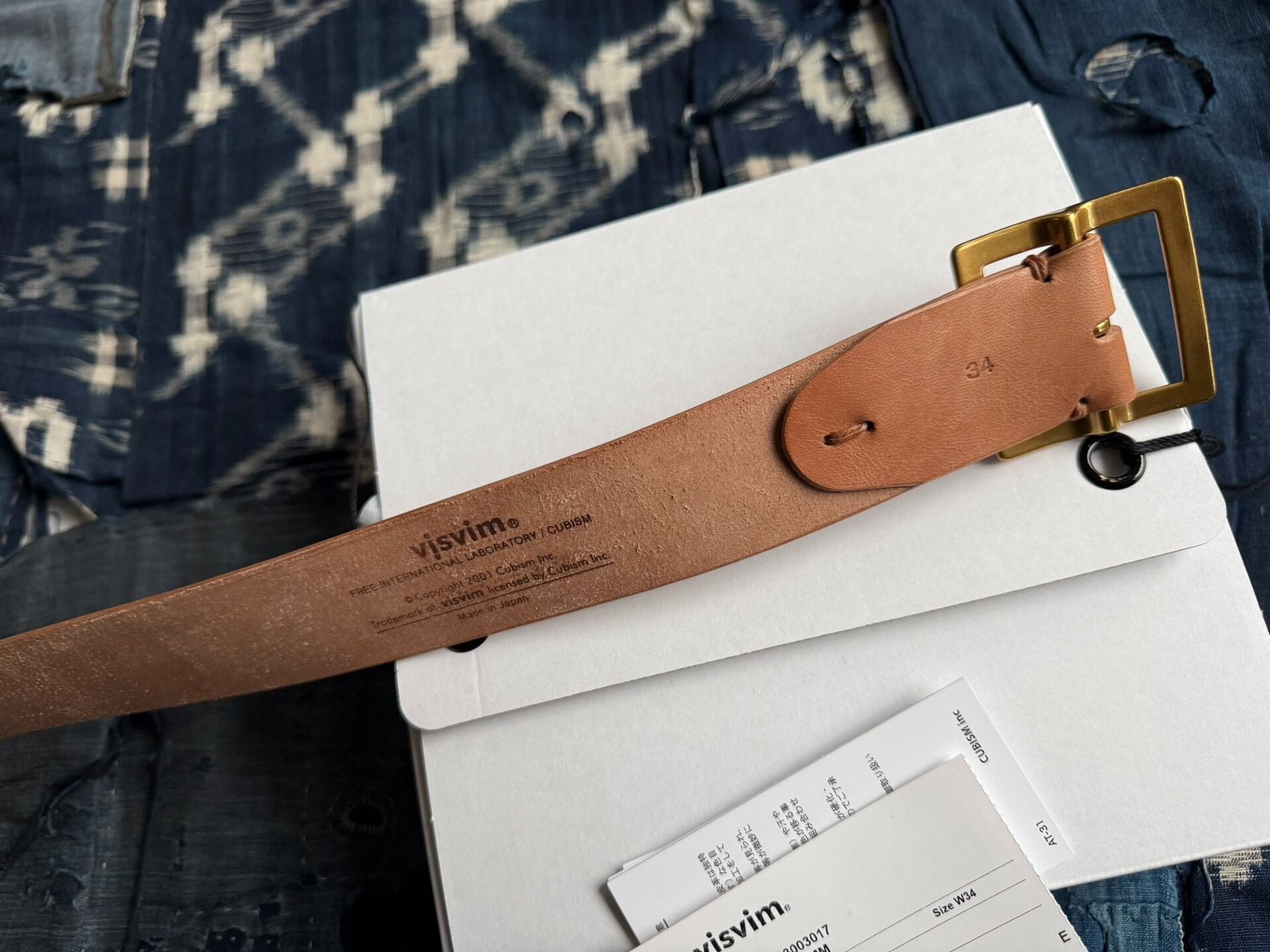 Visvim VISVIM 26SS PLAIN BELT 40MM Size ONE SIZE - 4 Thumbnail