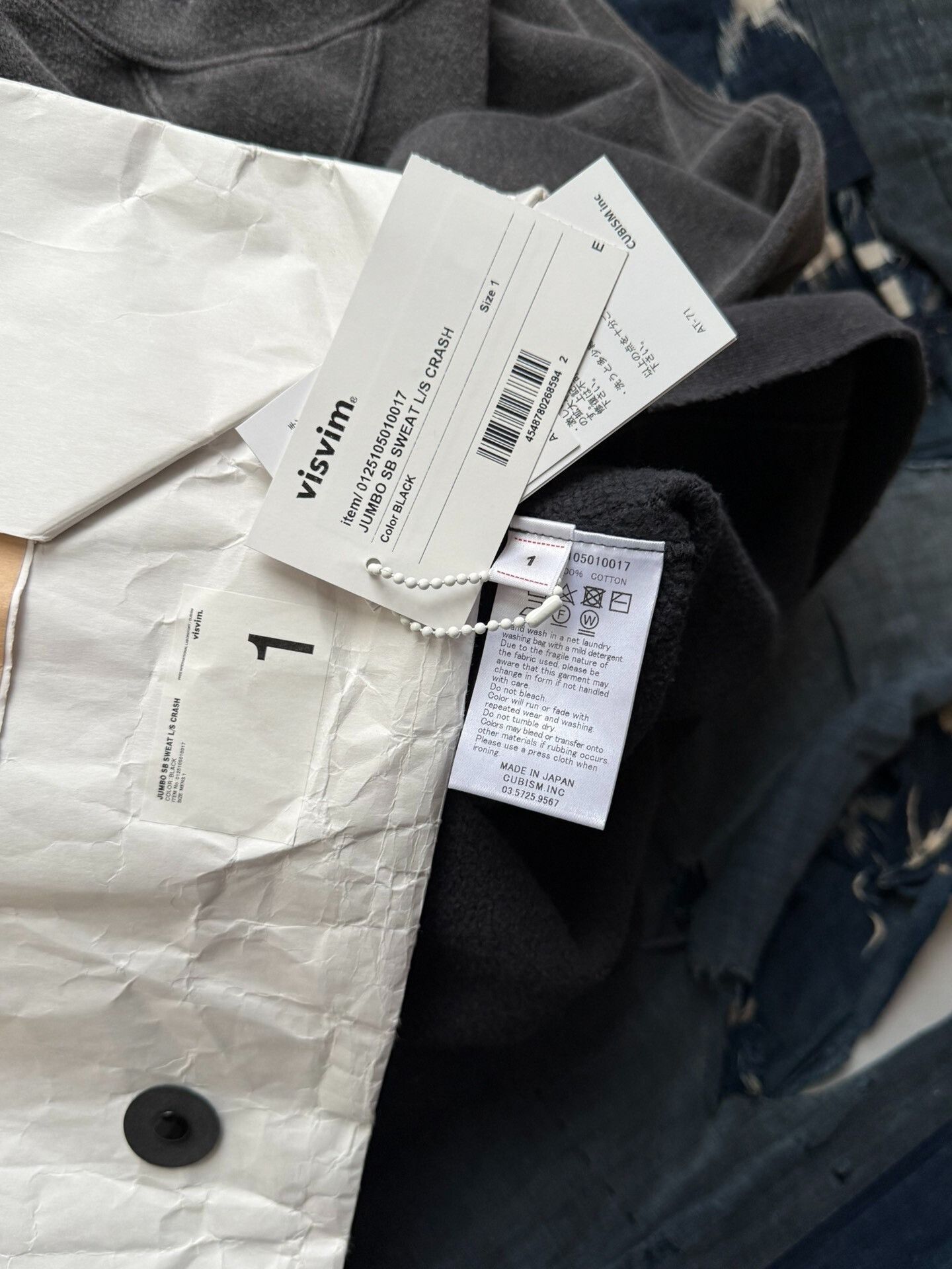 Visvim VISVIM 25SS FIL JUMBO SB SWEAT L/S Size US S / EU 44-46 / 1 - 9 Thumbnail