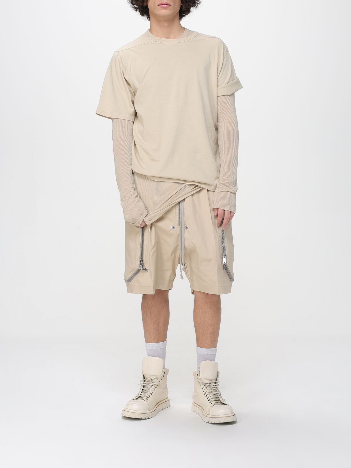 Rick Owens Rick Owens T-Shirt Men Sand Size US S / EU 44-46 / 1 - 2 Thumbnail