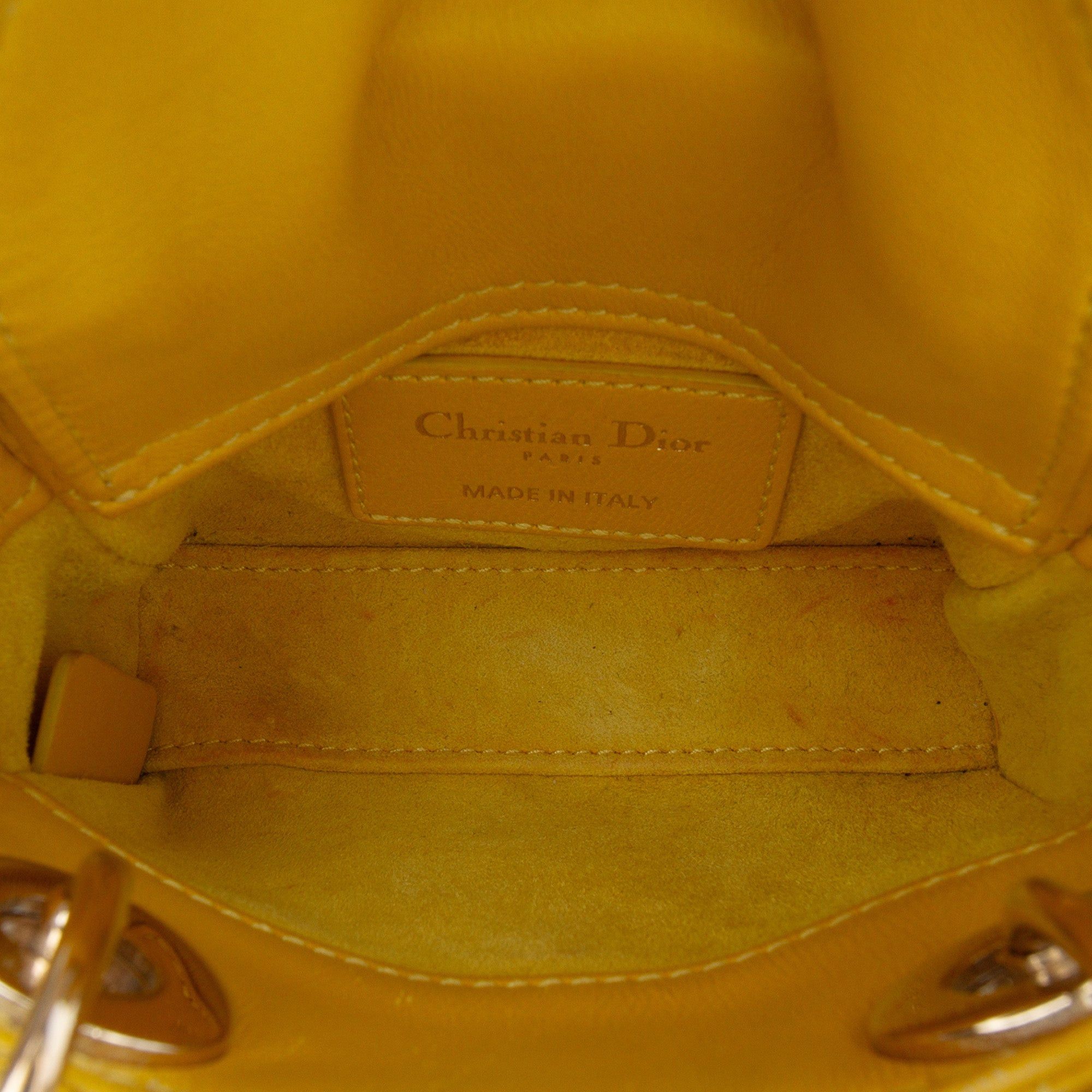 Dior Micro Lambskin Cannage Lady Dior Size ONE SIZE - 4 Thumbnail