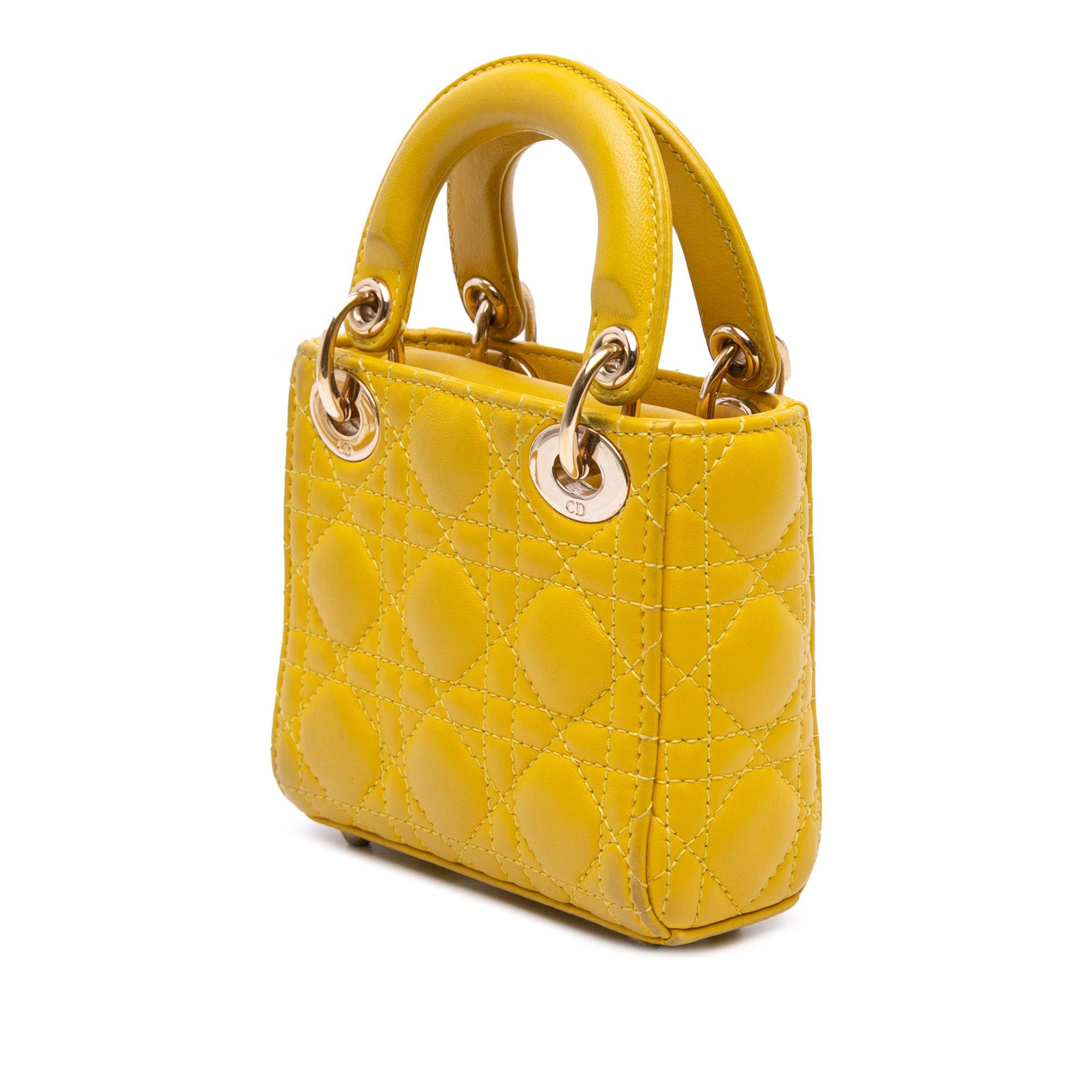 Dior Micro Lambskin Cannage Lady Dior Size ONE SIZE - 2 Thumbnail