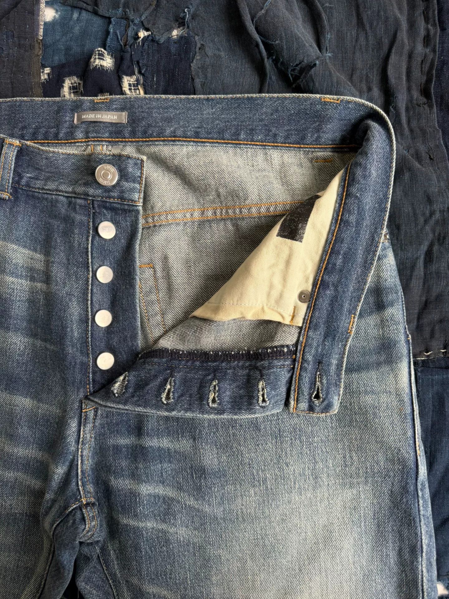 Dior DIOR Washed Distressed Straight-Leg Jeans Size US 31 - 7 Thumbnail