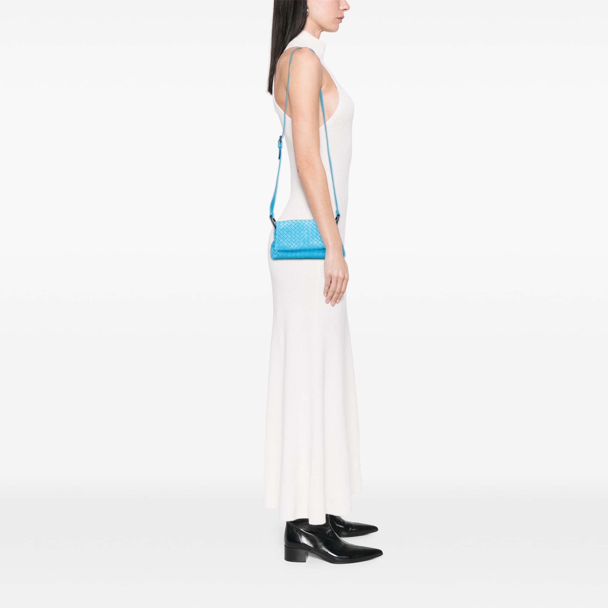 Bottega Veneta Nappa Intrecciato Flap Crossbody Size ONE SIZE - 10 Thumbnail