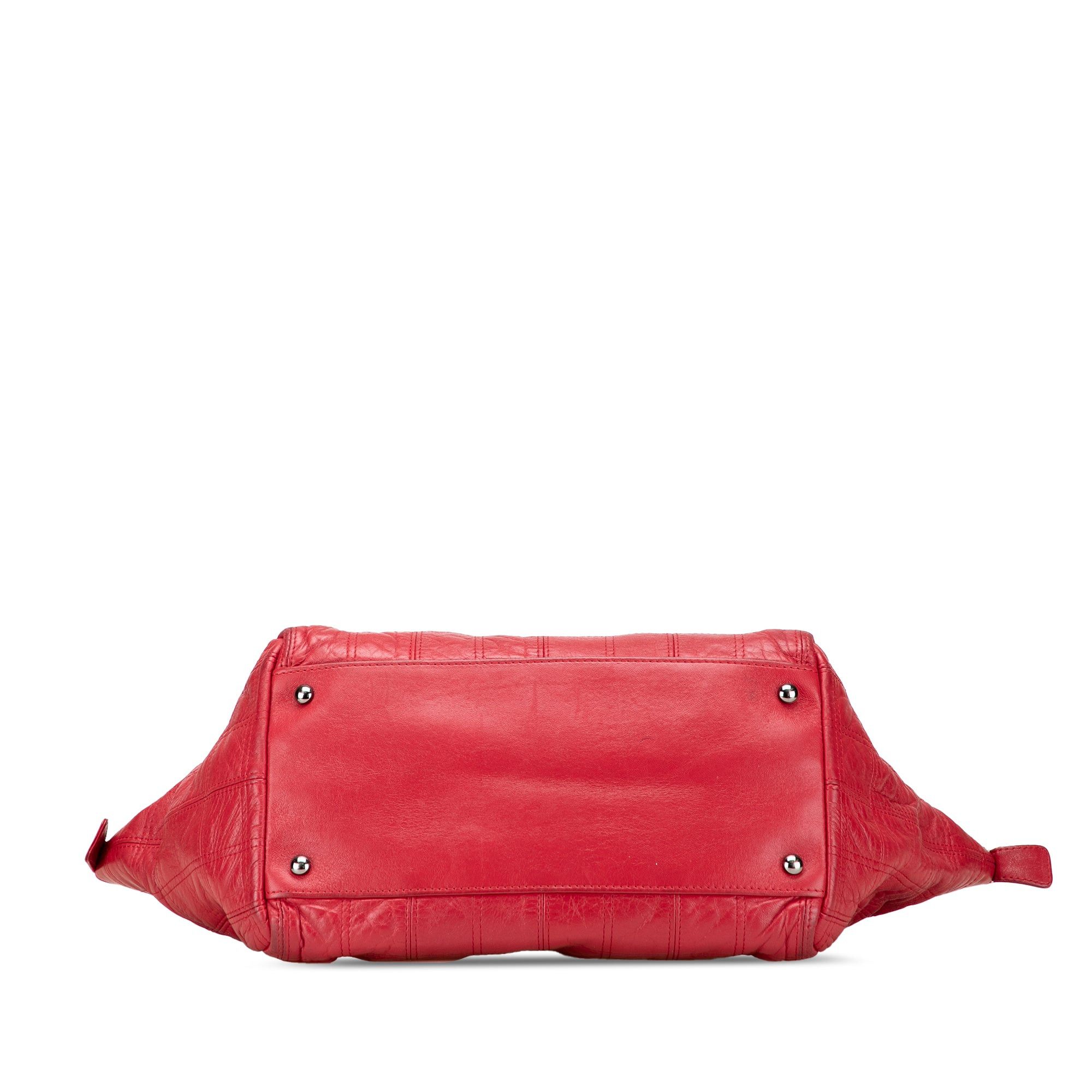 Chanel Lambskin Square Stitched Lax Handbag Size ONE SIZE - 3 Thumbnail