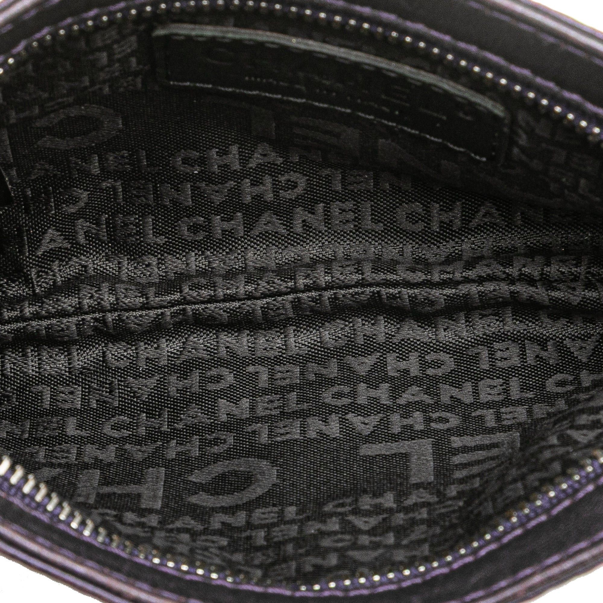 Chanel Embossed Lambskin Camellia Chain Pochette Size ONE SIZE - 4 Thumbnail