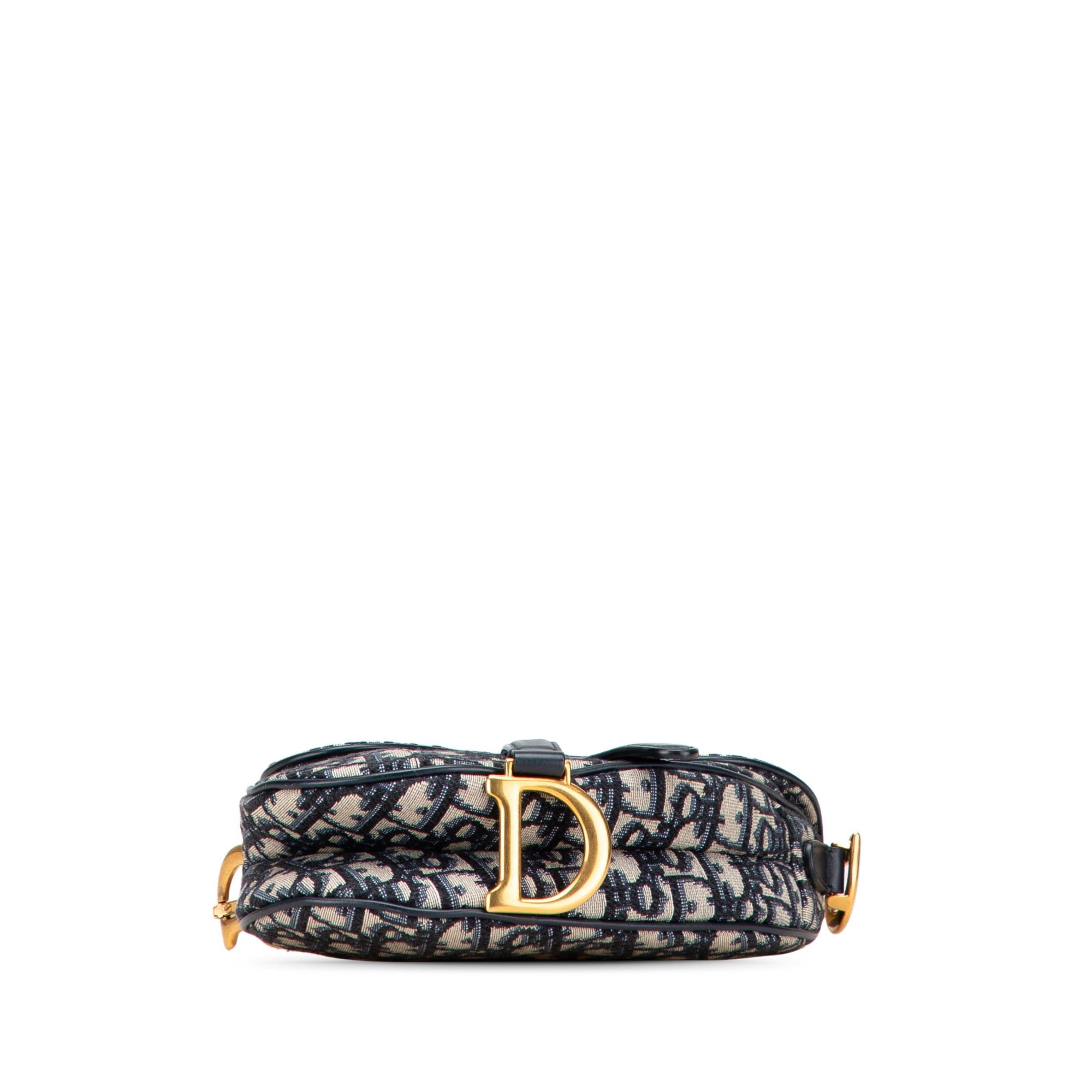 Dior Mini Oblique Canvas Saddle Bag Size ONE SIZE - 3 Thumbnail