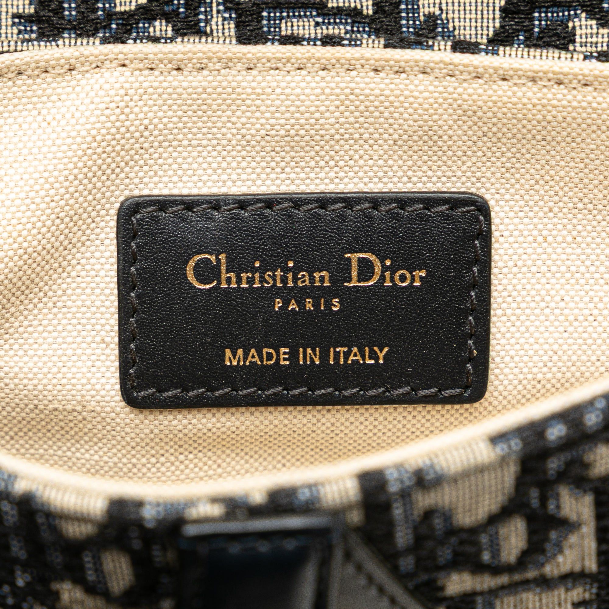Dior Mini Oblique Canvas Saddle Bag Size ONE SIZE - 5 Thumbnail