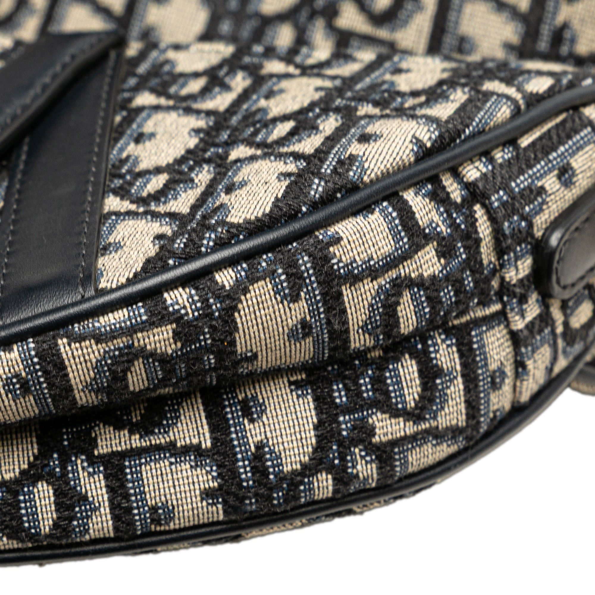 Dior Mini Oblique Canvas Saddle Bag Size ONE SIZE - 9 Thumbnail
