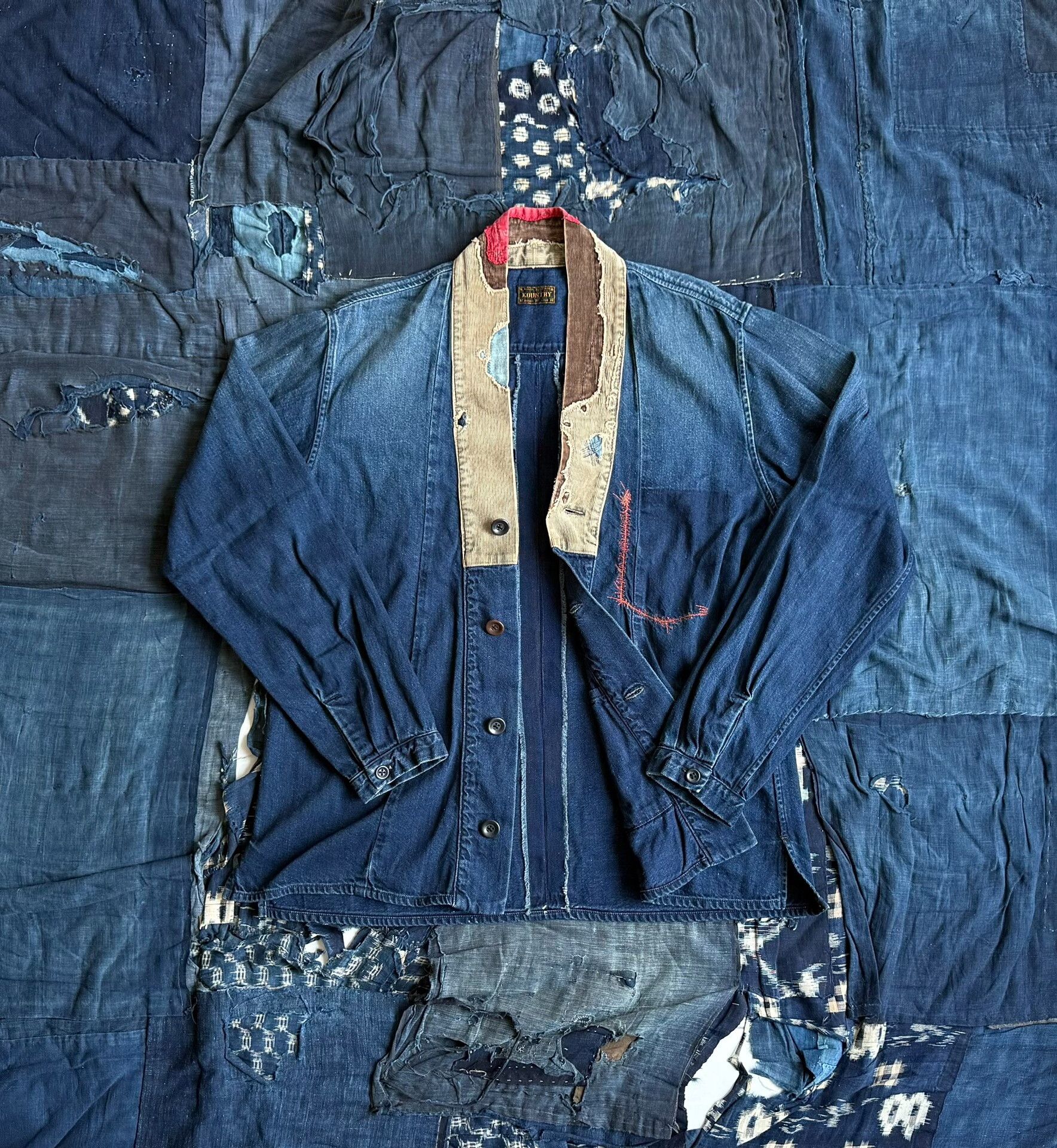 Kapital Kountry KAPITAL COUNTRY EK-759 Distressed Robe Jacket Size US M / EU 48-50 / 2 - 2 Thumbnail