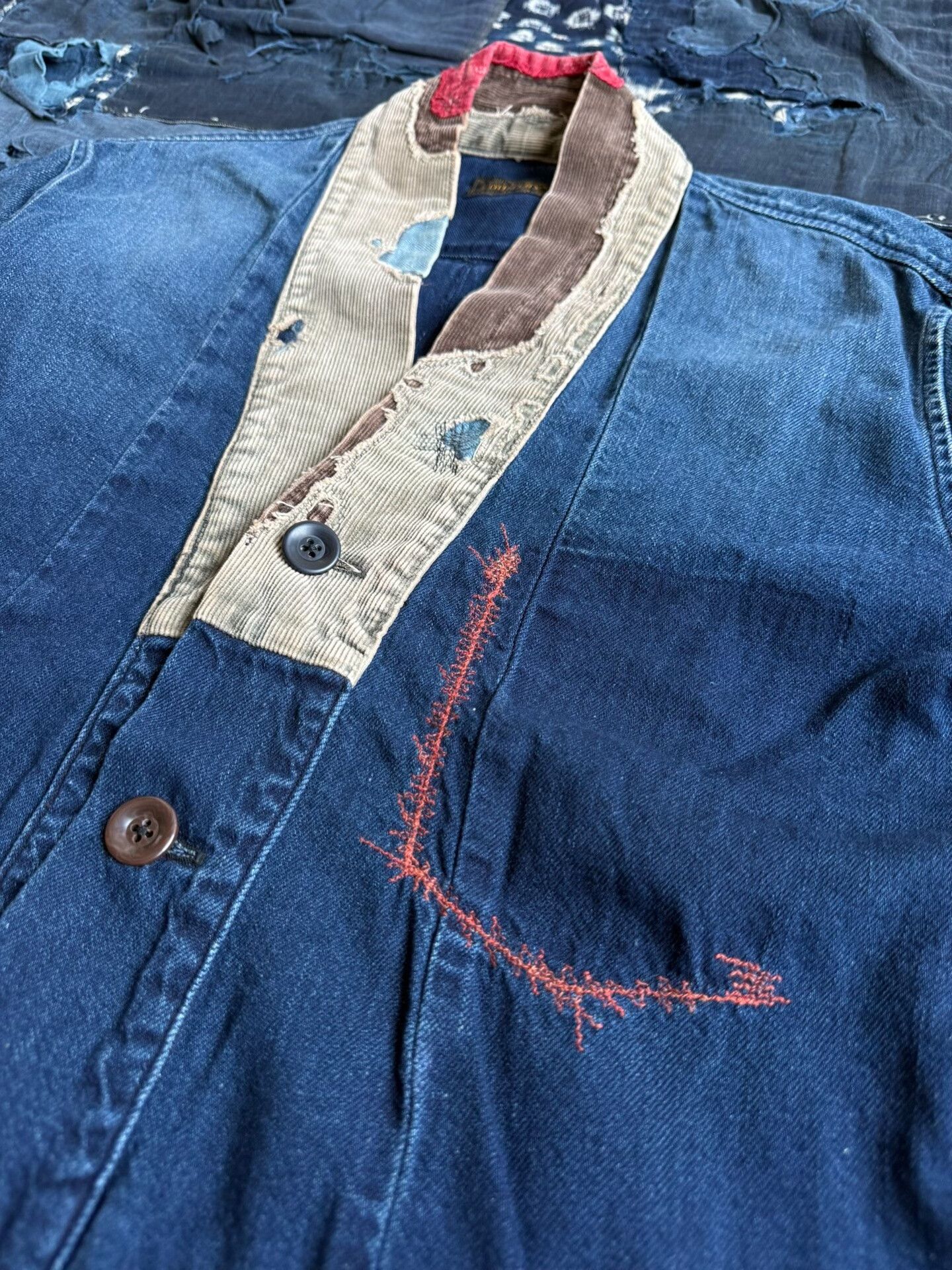 Kapital Kountry KAPITAL COUNTRY EK-759 Distressed Robe Jacket Size US M / EU 48-50 / 2 - 6 Thumbnail