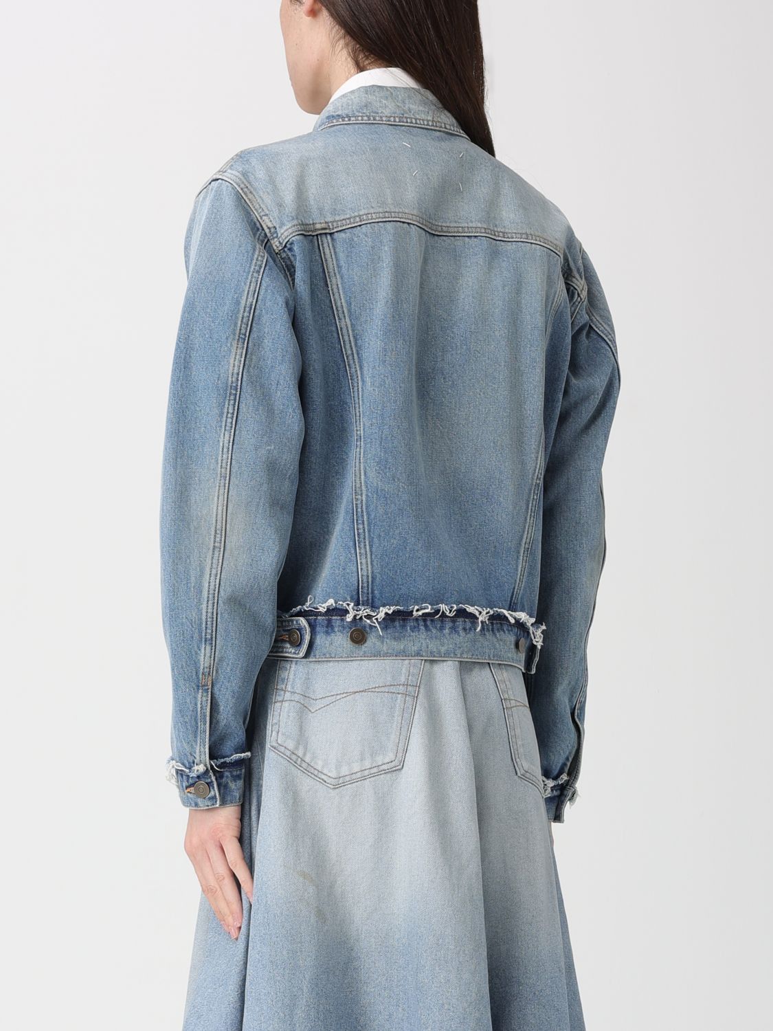 Maison Margiela Maison Margiela Jacket Woman Blue Size M / US 6-8 / IT 42-44 - 3 Thumbnail