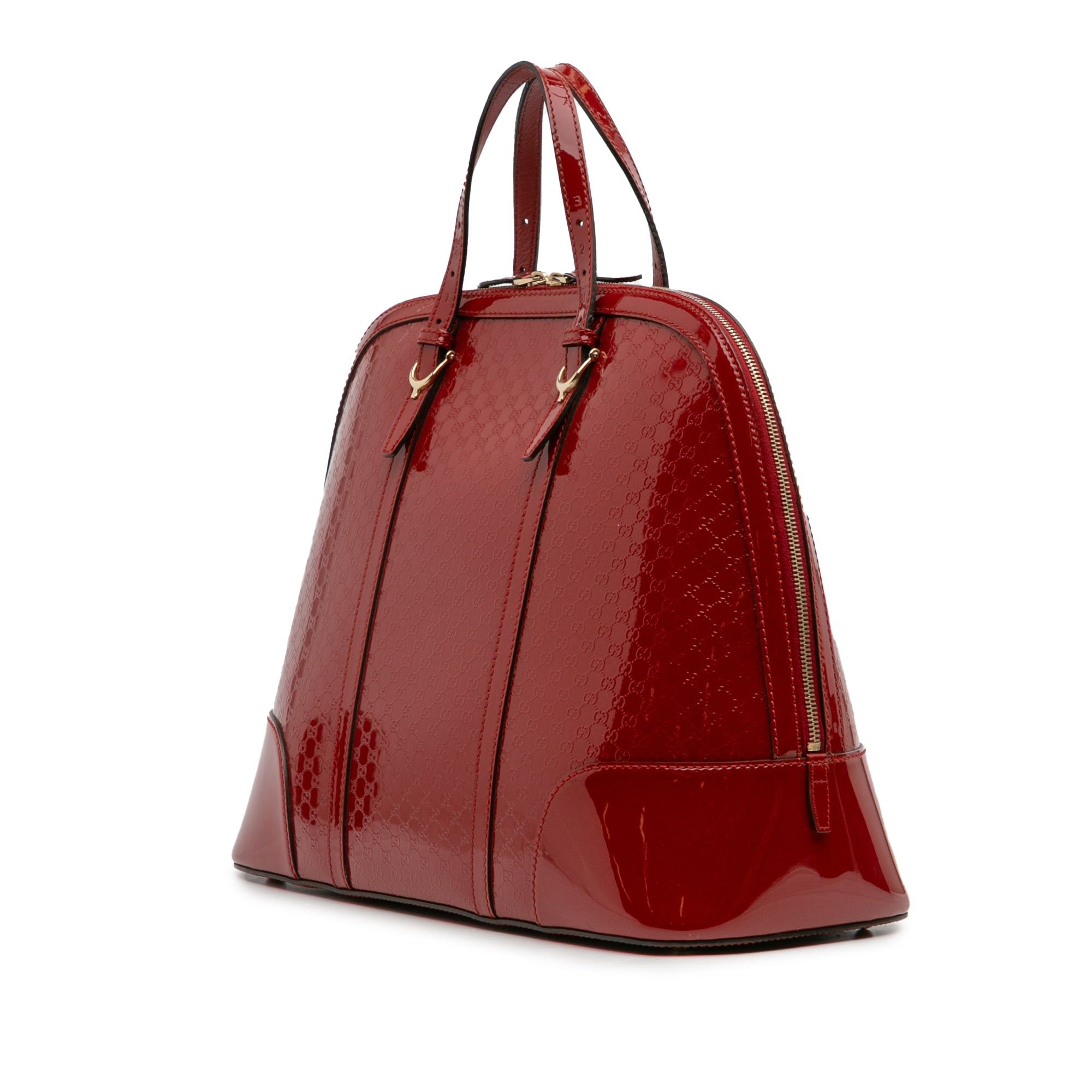 Gucci Large Microguccissima Patent Nice Dome Top Handle Bag Size ONE SIZE - 2 Thumbnail