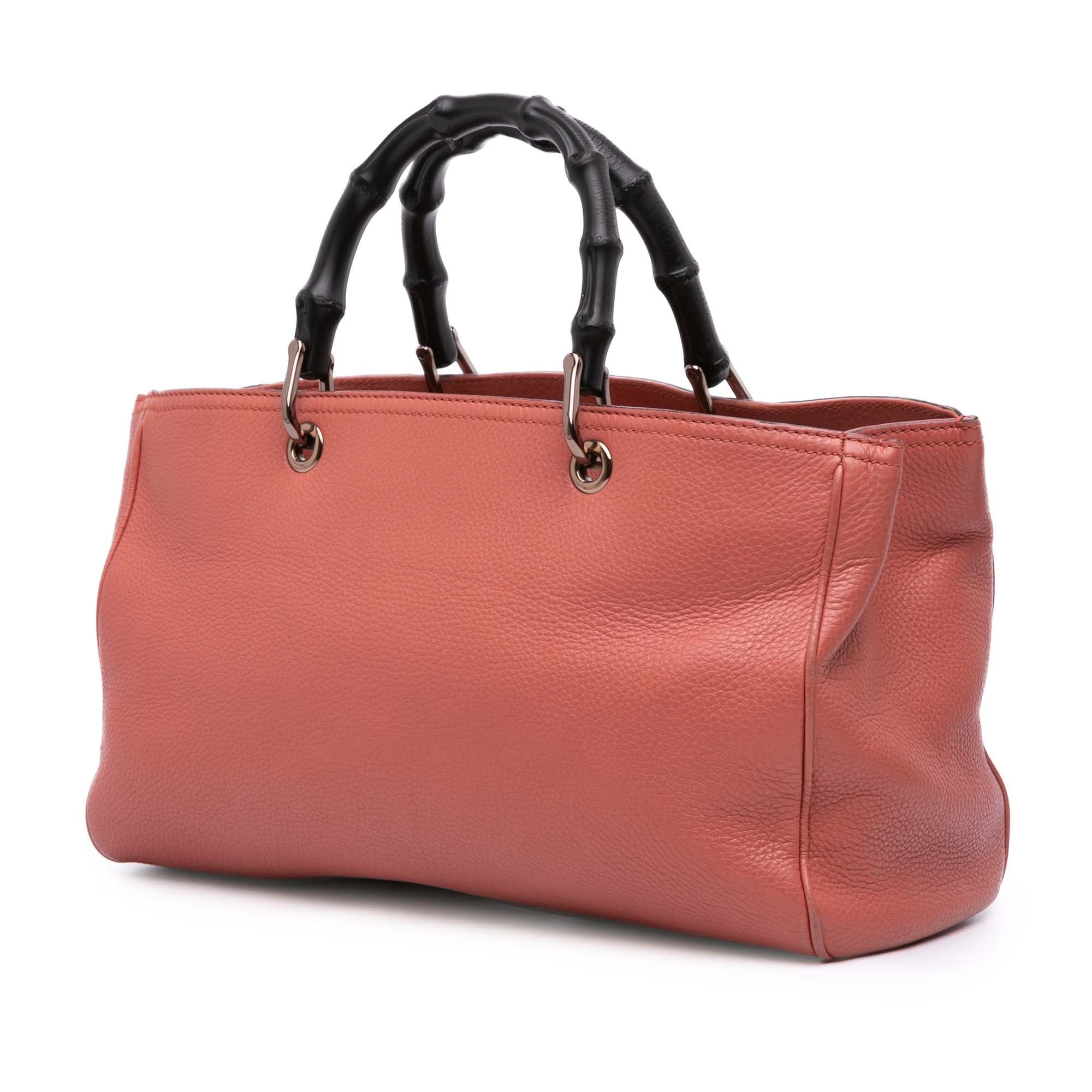 Gucci Medium Calfskin Bamboo Shopper Satchel Size ONE SIZE - 2 Thumbnail