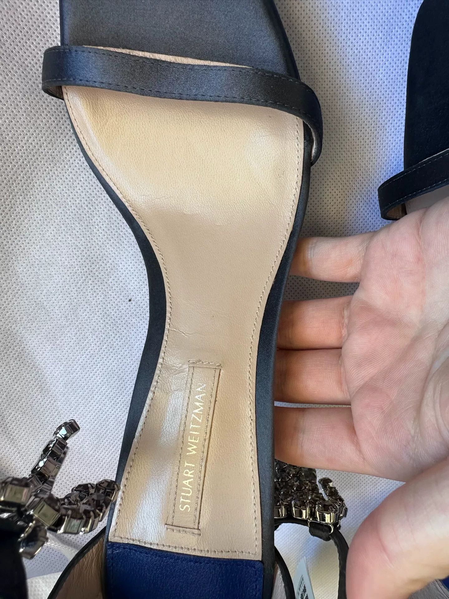 Stuart Weitzman Stuart Weitzman SW Fringed Diamante Sandals Size US 9 / IT 39 - 8 Thumbnail