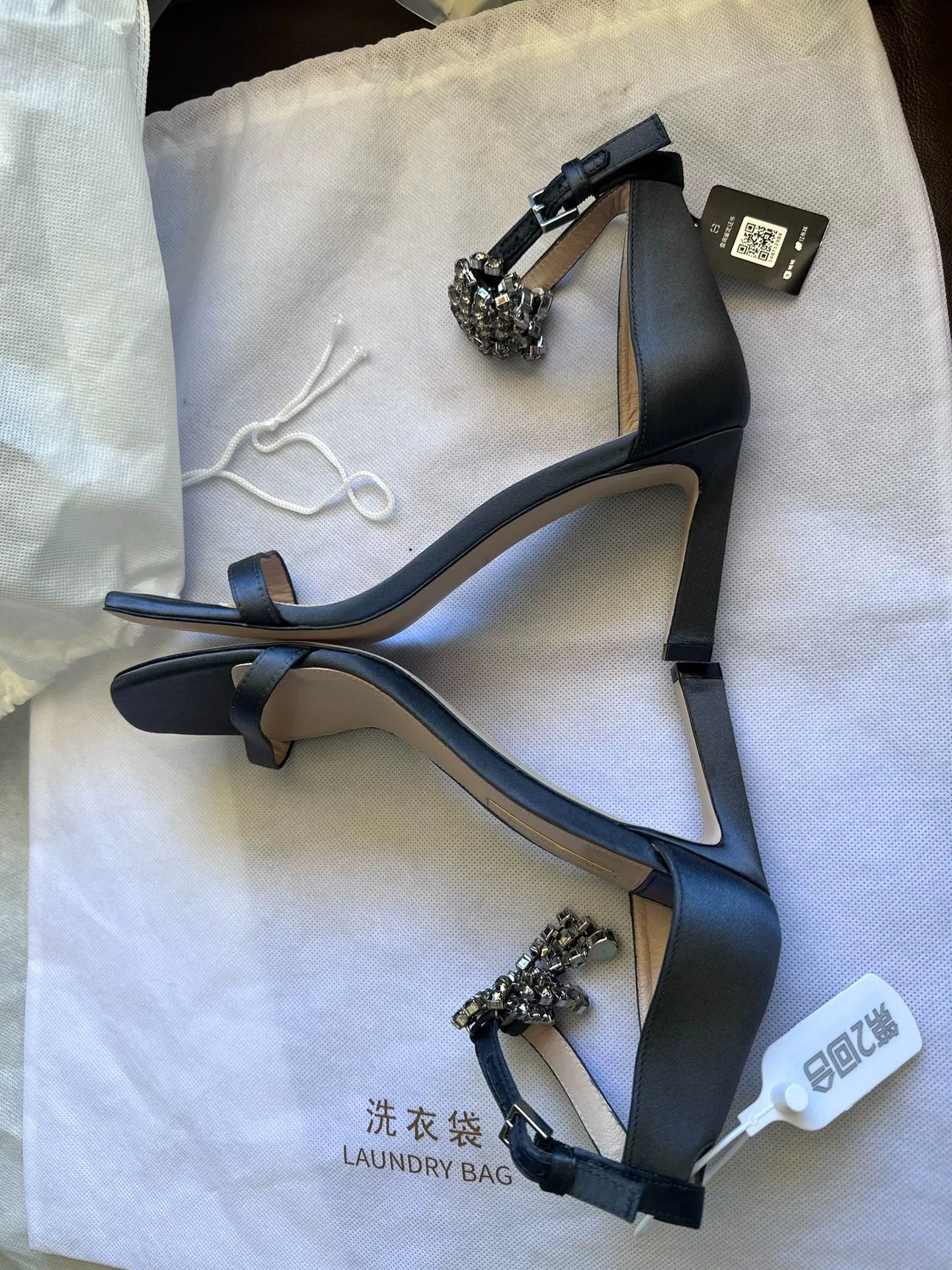 Stuart Weitzman Stuart Weitzman SW Fringed Diamante Sandals Size US 9 / IT 39 - 4 Thumbnail