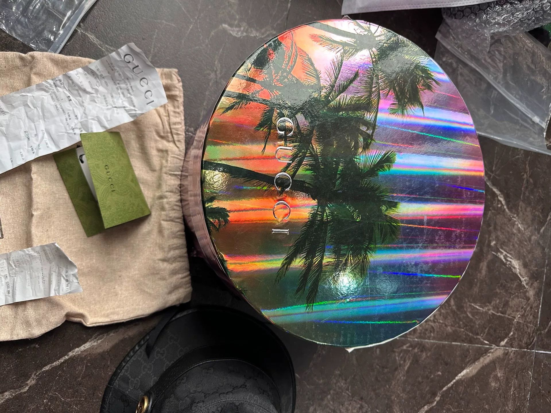 Gucci Gucci GG Canvas Logo Bucket Hat Size ONE SIZE - 9 Thumbnail