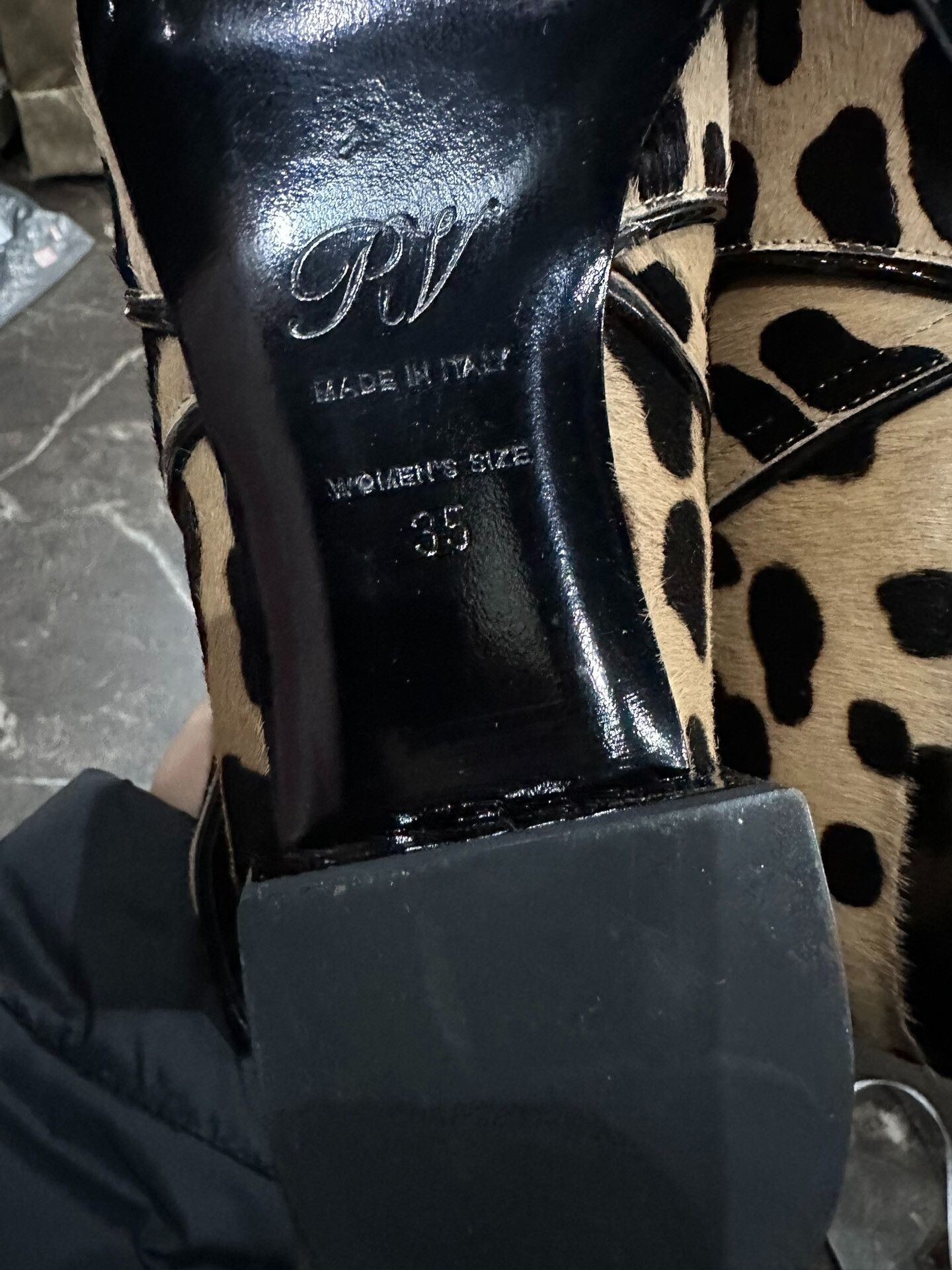 Roger Vivier Roger Vivier Classic Square Buckle Leopard Boots Size US 4 / IT 34 - 6 Thumbnail