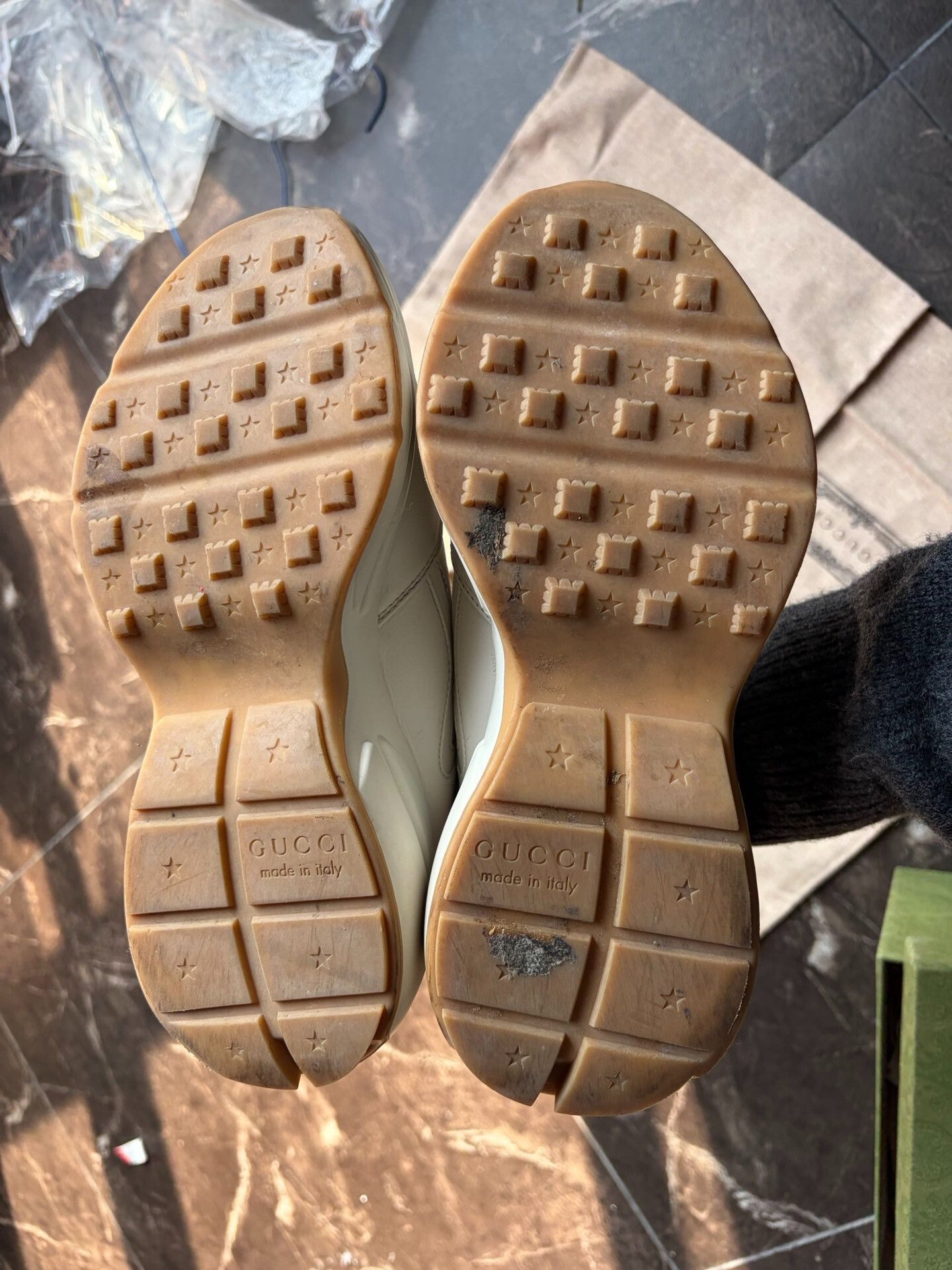 Gucci Gucci Dad Shoes Rainbow Side Logo 36 Size US 5 / IT 35 - 7 Thumbnail
