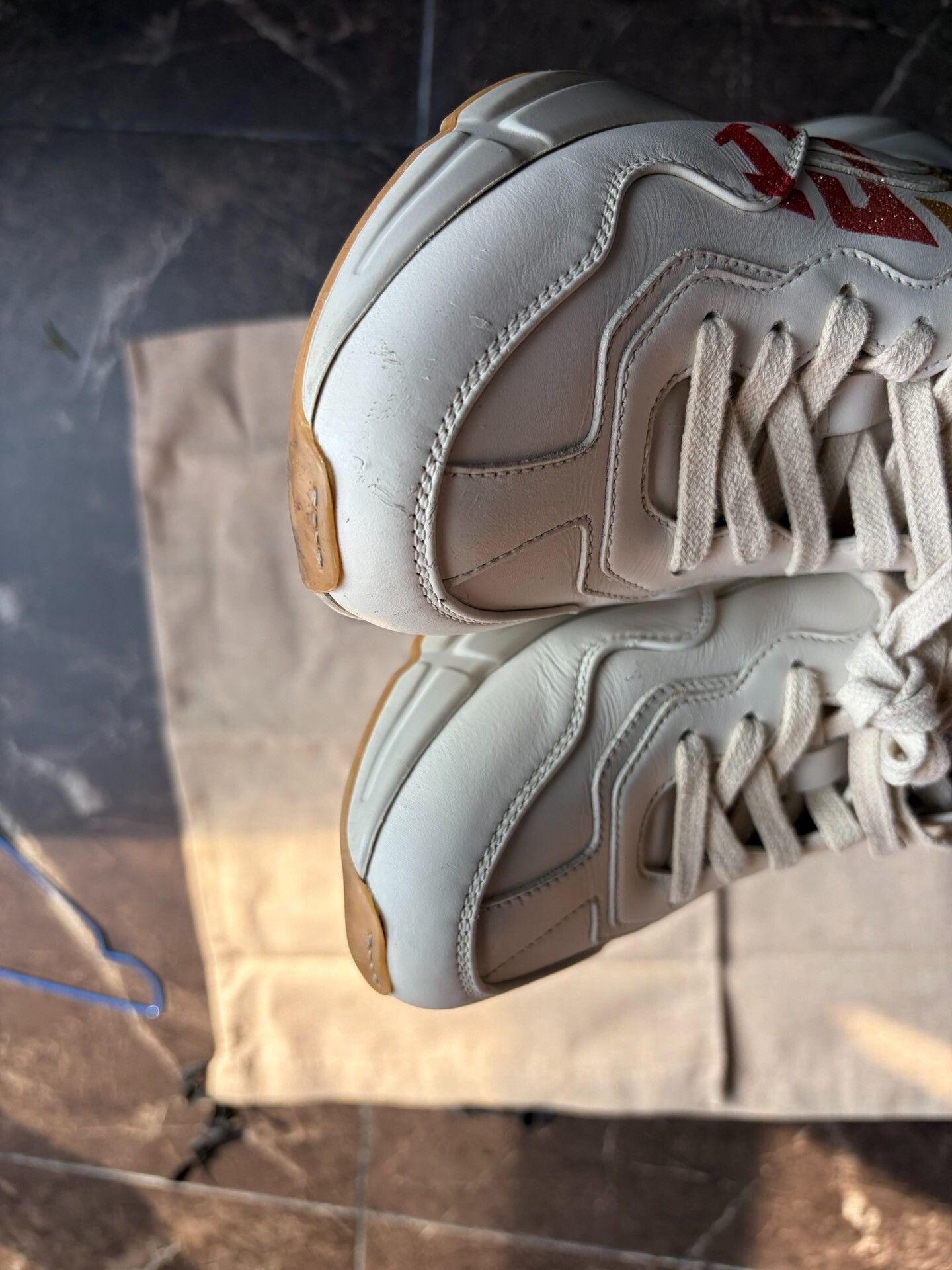 Gucci Gucci Dad Shoes Rainbow Side Logo 36 Size US 5 / IT 35 - 8 Thumbnail