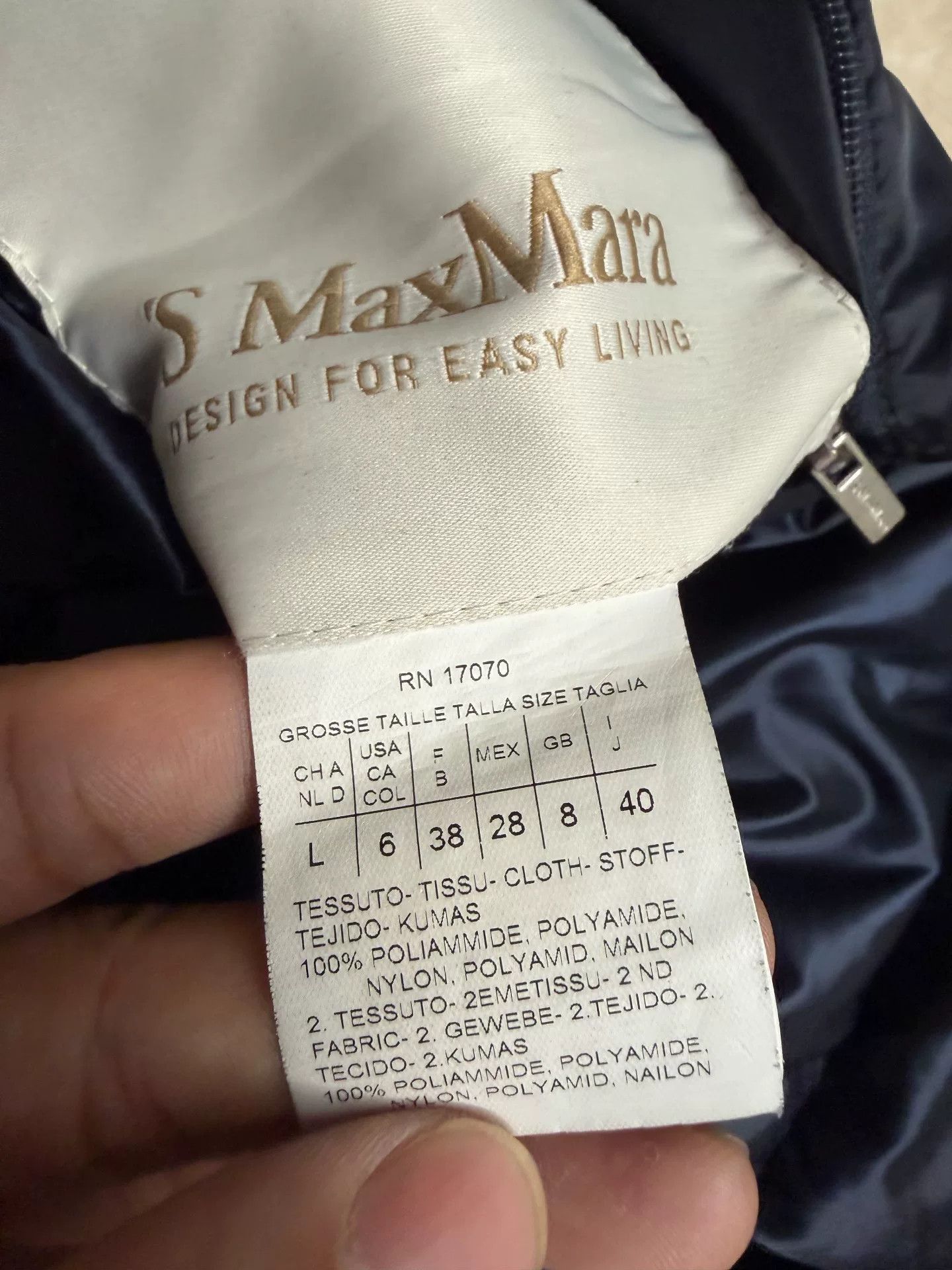 Max Mara S MaxMara Black Long Down Jacket Size US S / EU 44-46 / 1 - 4 Thumbnail
