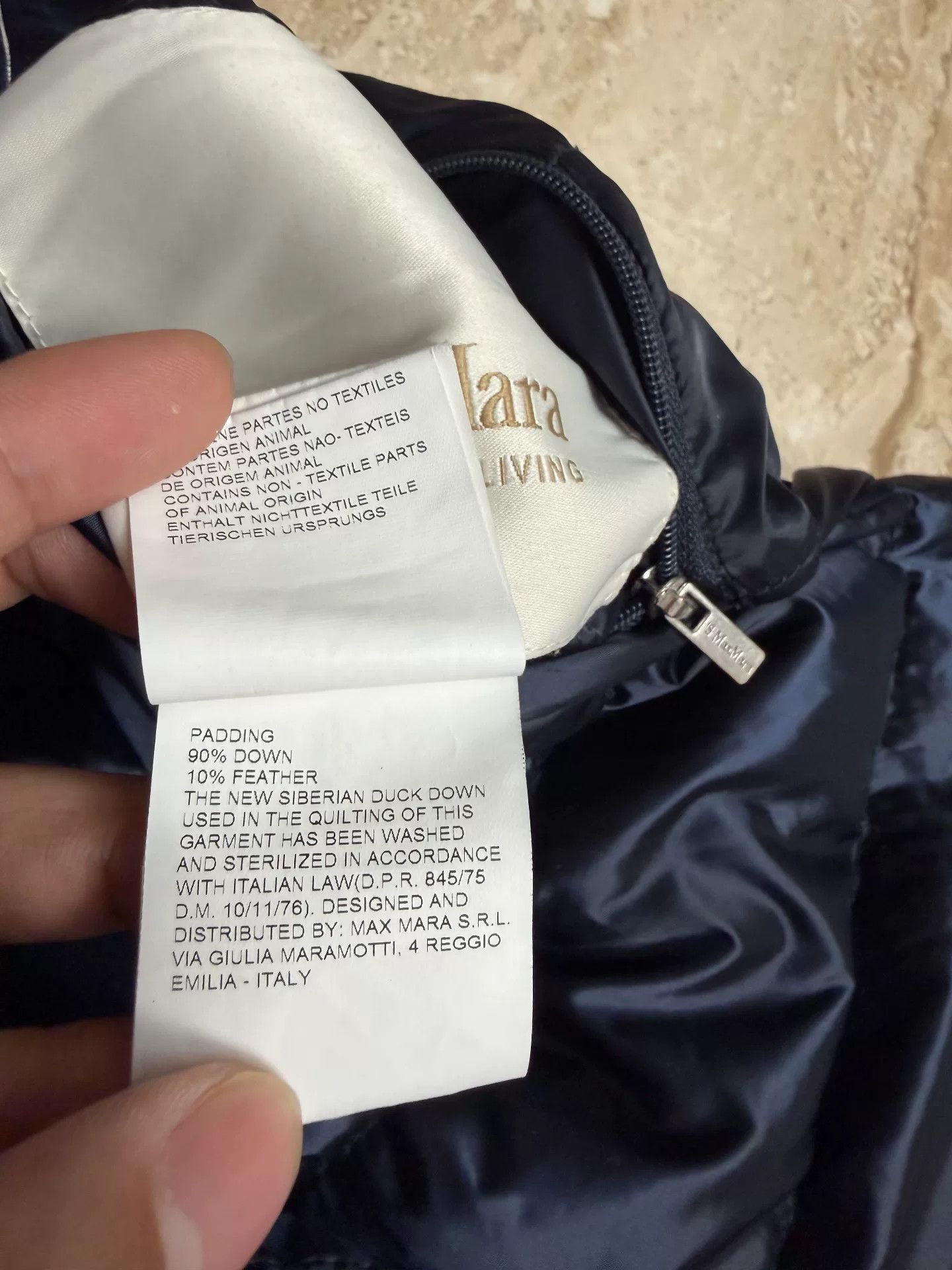 Max Mara S MaxMara Black Long Down Jacket Size US S / EU 44-46 / 1 - 6 Thumbnail
