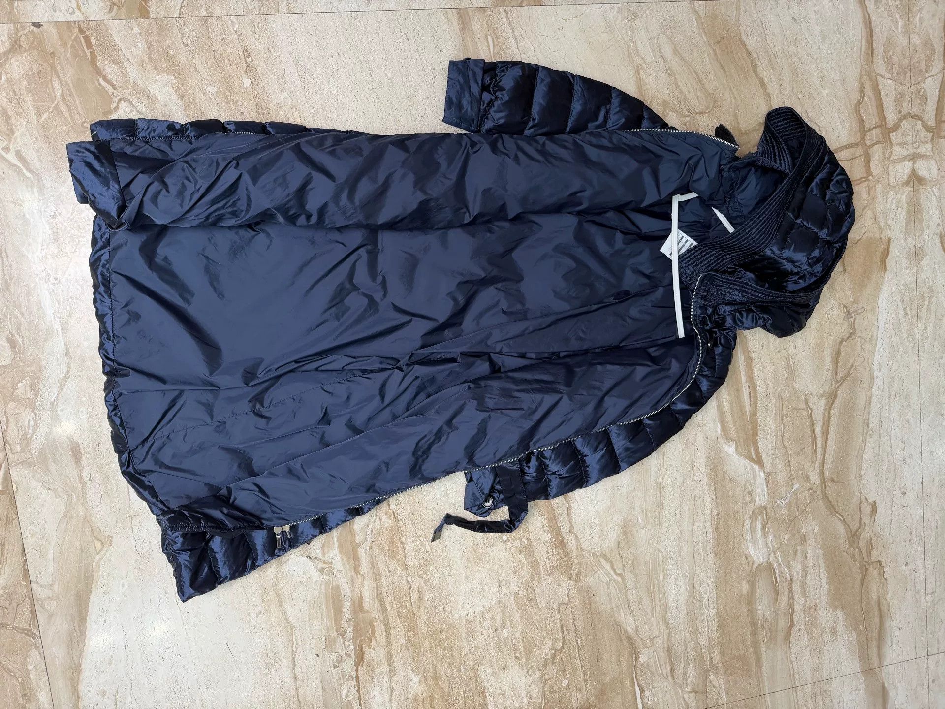 Max Mara S MaxMara Black Long Down Jacket Size US S / EU 44-46 / 1 - 8 Thumbnail