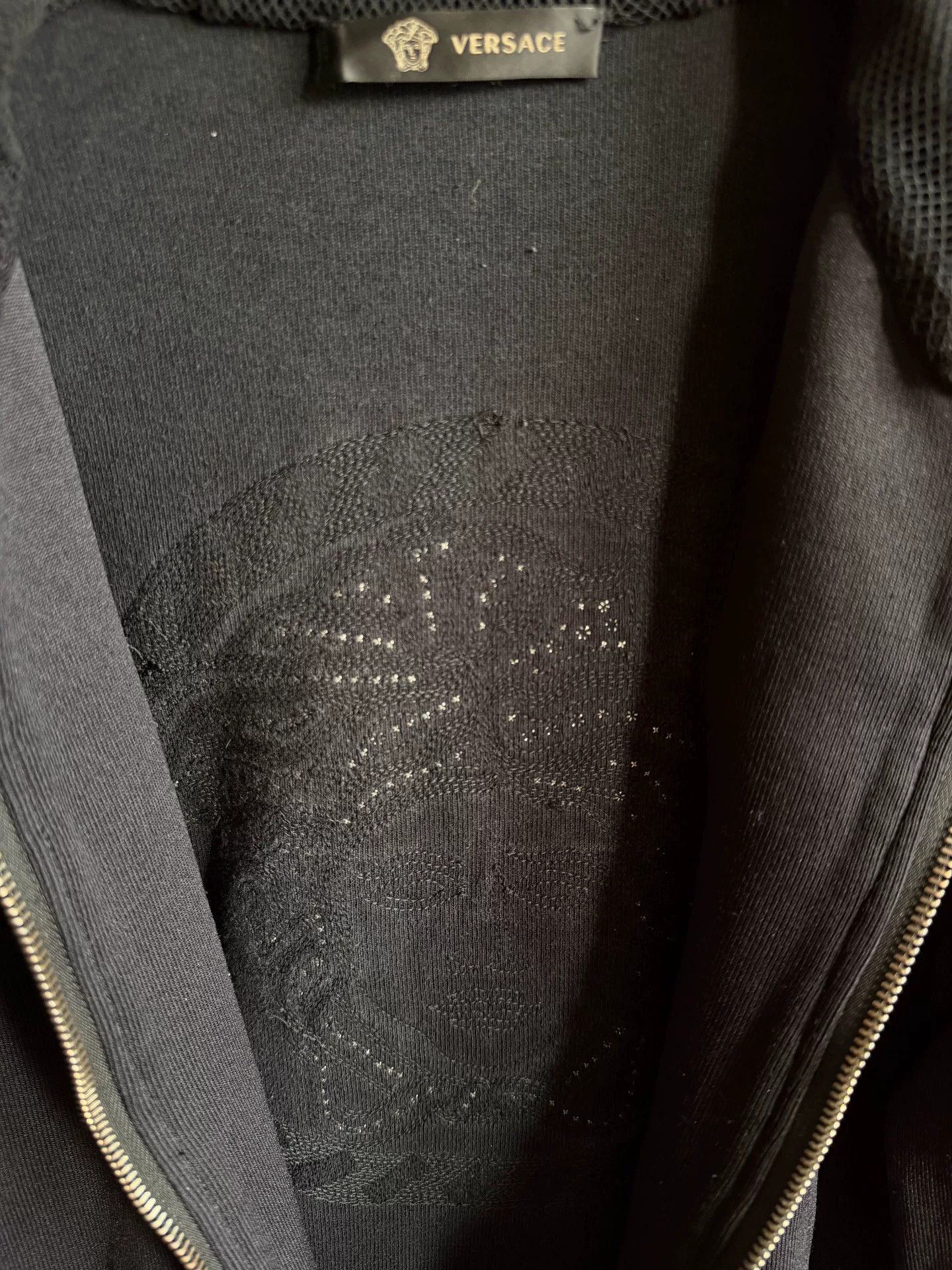 Versace Versace Men's Black Zip Hoodie Size US M / EU 48-50 / 2 - 6 Thumbnail