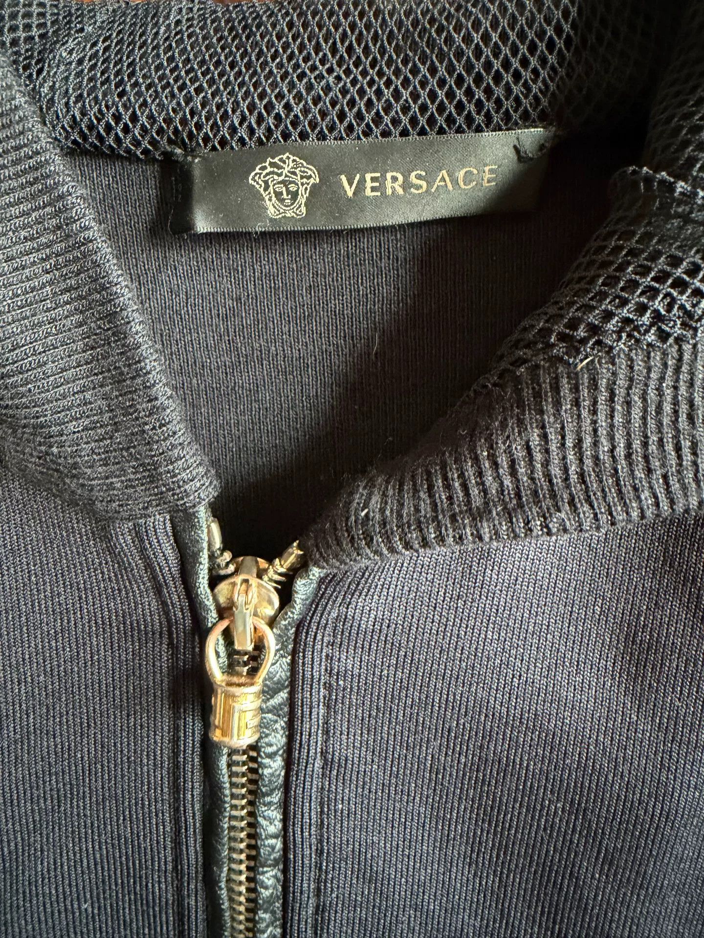 Versace Versace Men's Black Zip Hoodie Size US M / EU 48-50 / 2 - 2 Thumbnail