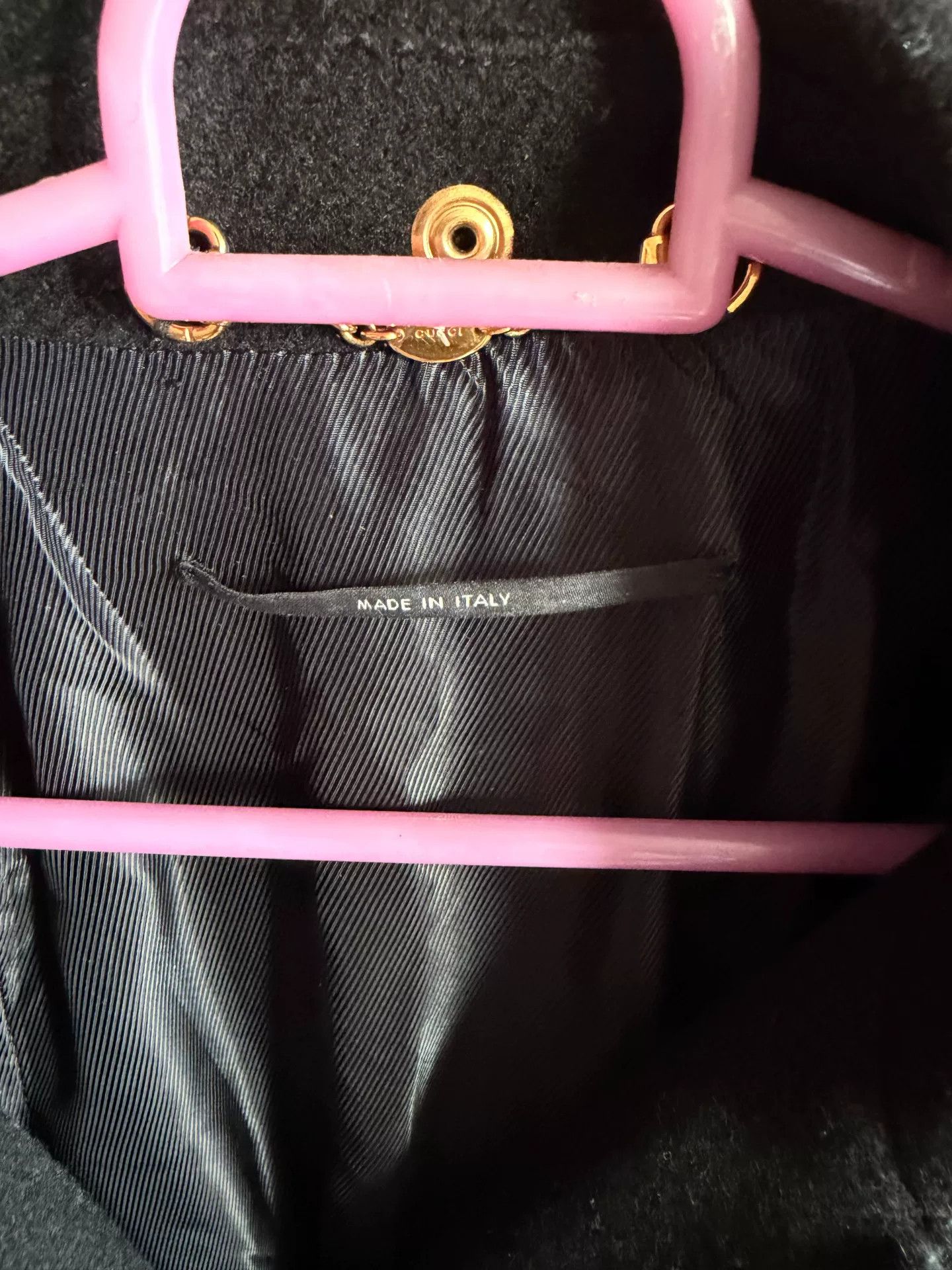 Gucci Gucci Black Wool Coat Size 44 Size US S / EU 44-46 / 1 - 2 Thumbnail