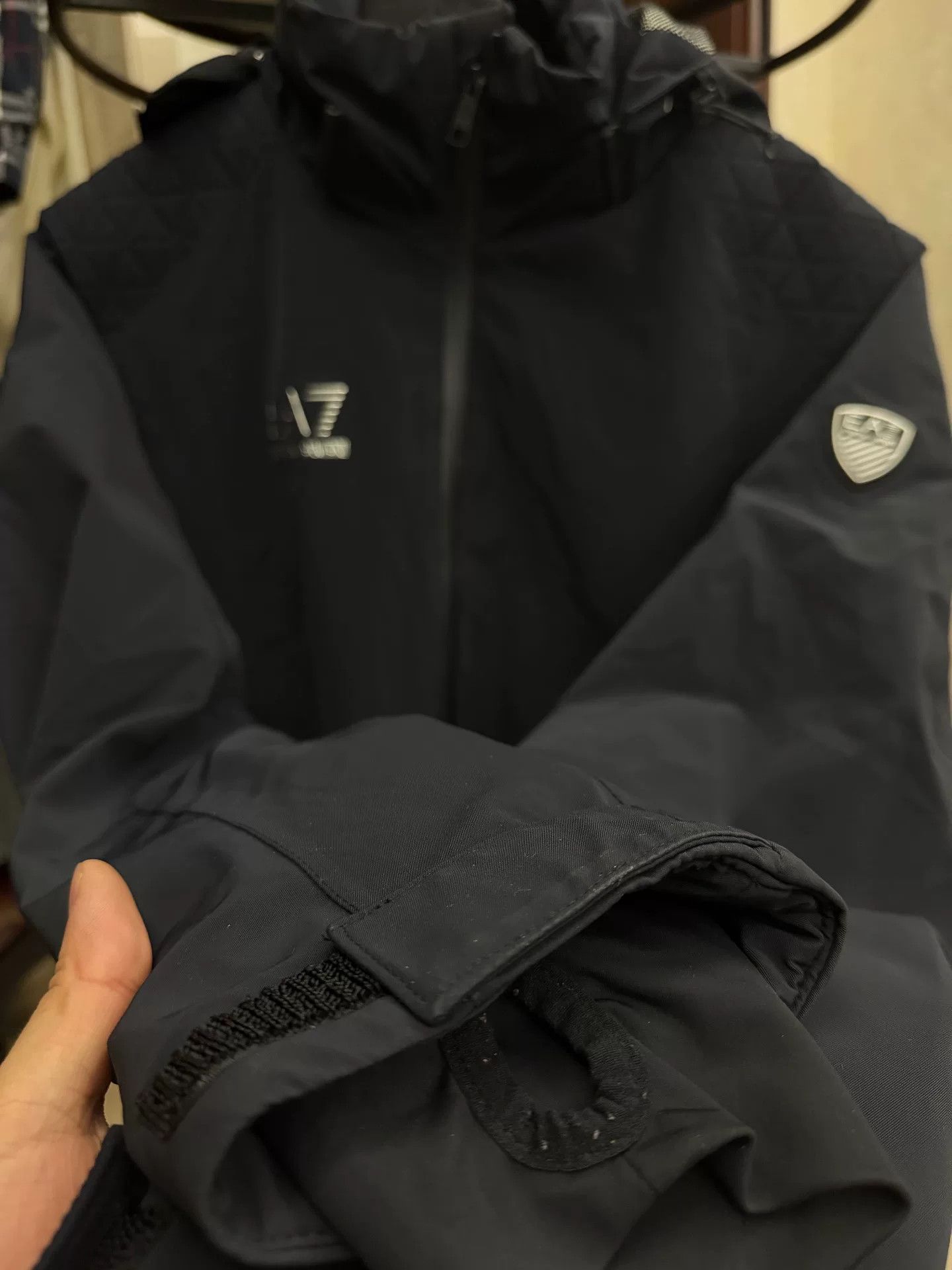 Emporio Armani EA7 Armani Men's Hooded Jacket Size US XL / EU 56 / 4 - 9 Thumbnail