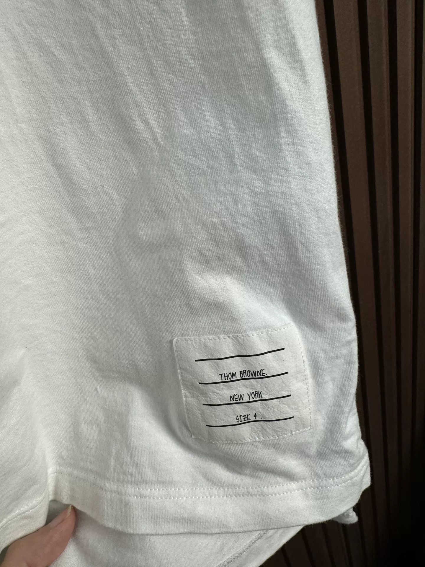 Thom Browne Thom Browne White Short-Sleeve T-Shirt Size US XL / EU 56 / 4 - 3 Thumbnail