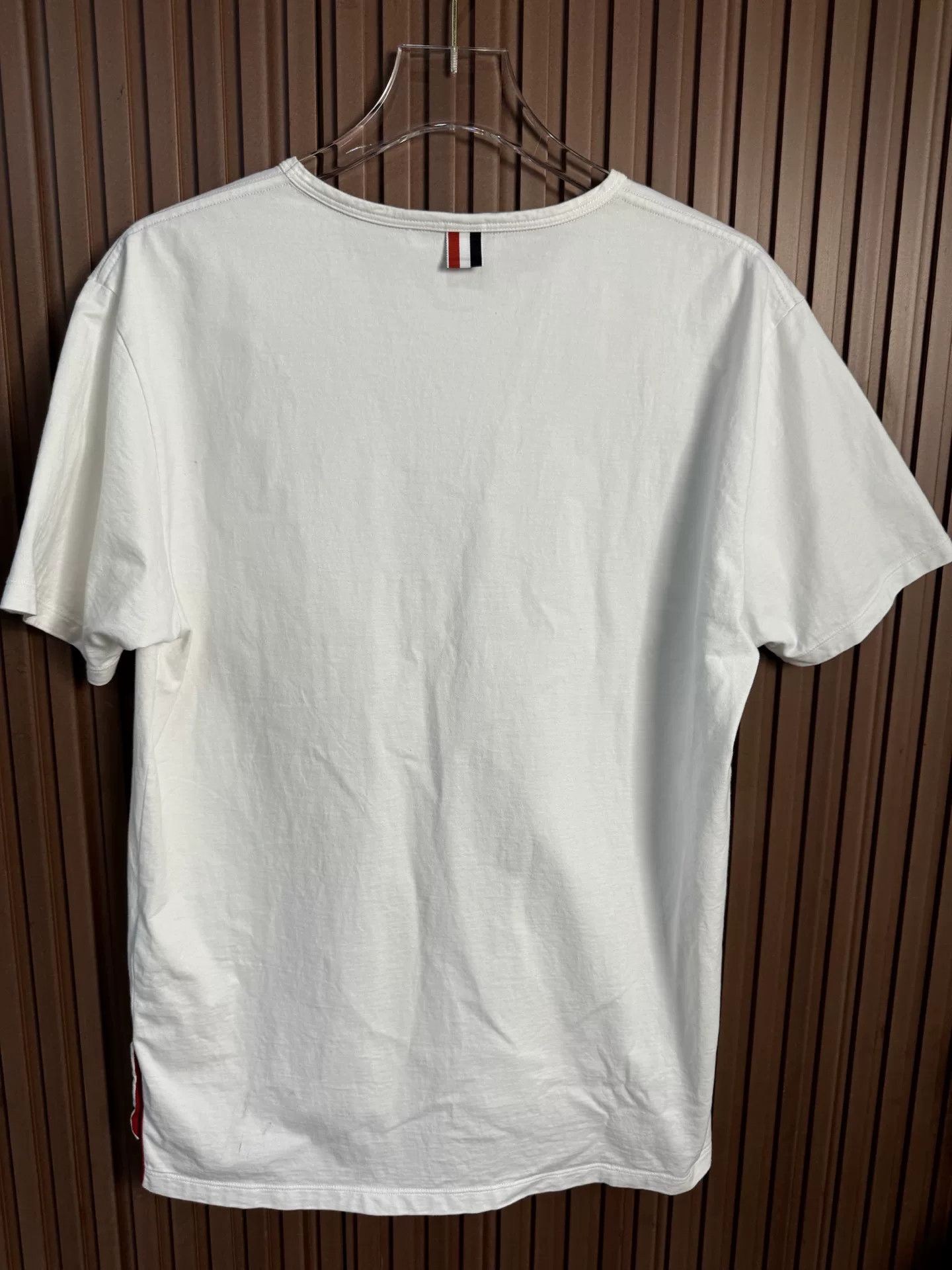 Thom Browne Thom Browne White Short-Sleeve T-Shirt Size US XL / EU 56 / 4 - 5 Thumbnail