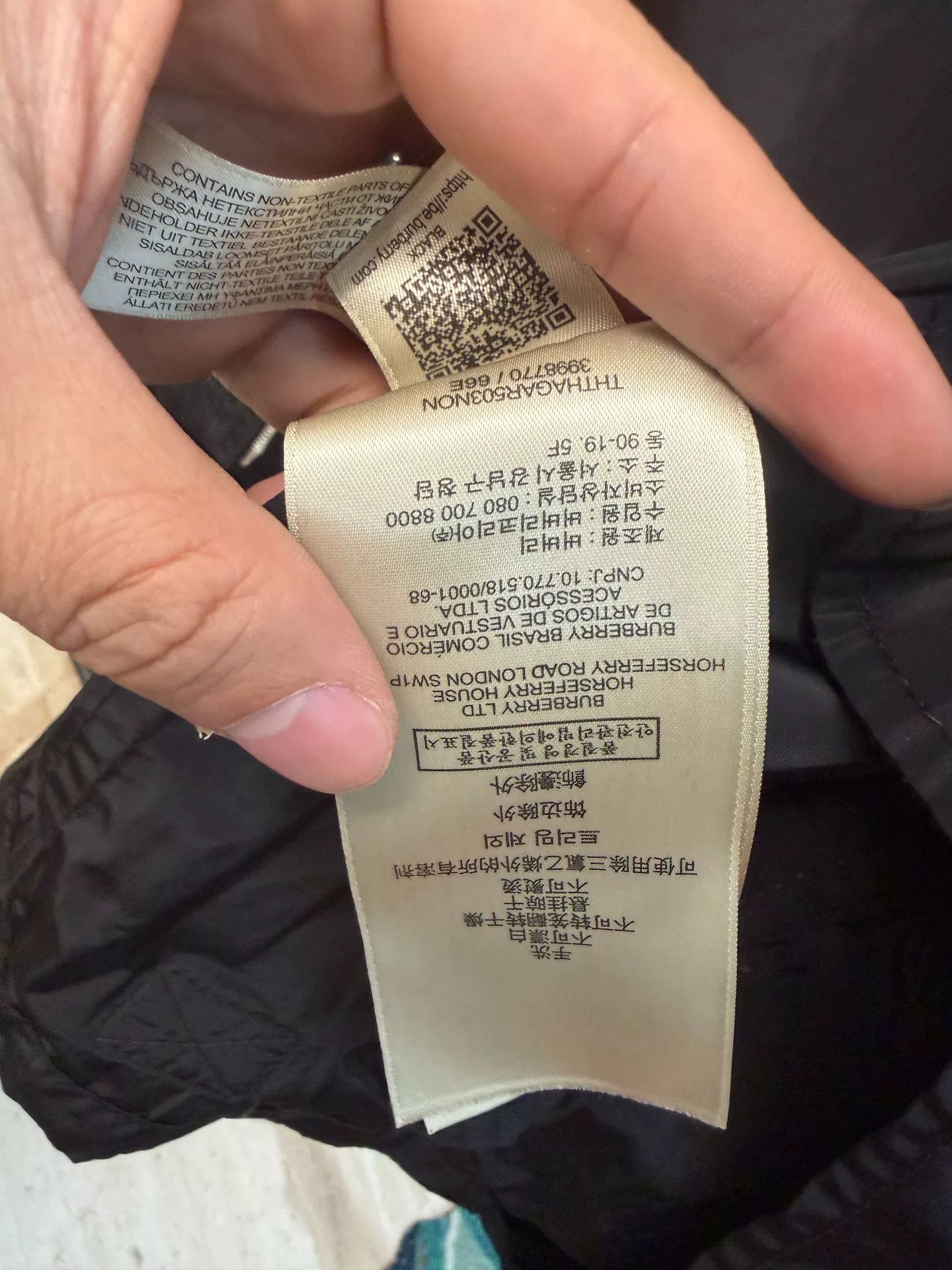 Burberry Burberry Brit Men's Jacket Size US M / EU 48-50 / 2 - 7 Thumbnail
