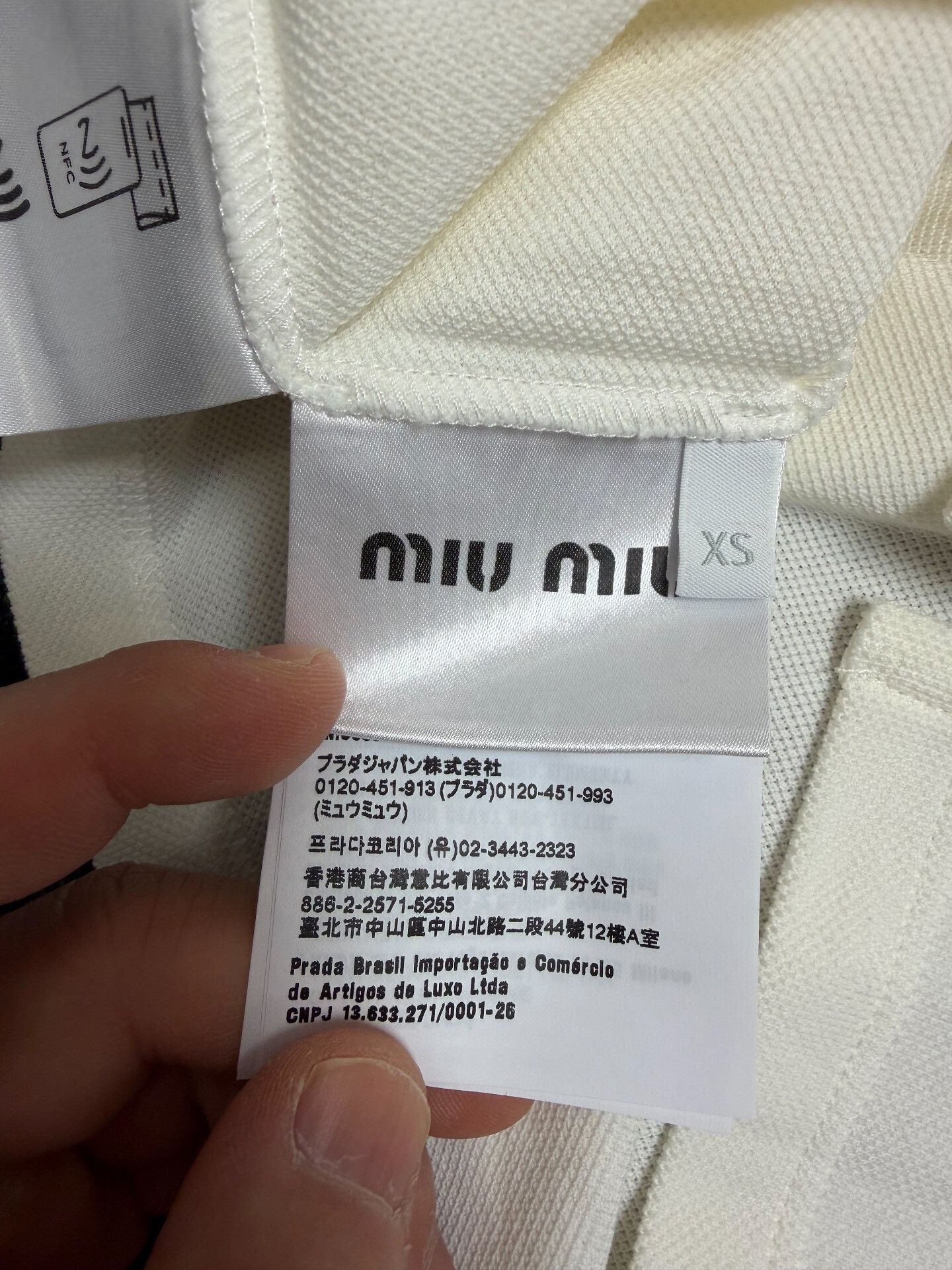 Miu Miu MIU MIU SS24 Logo Embroidered Polo Shirt Size XS / US 0-2 / IT 36-38 - 6 Thumbnail