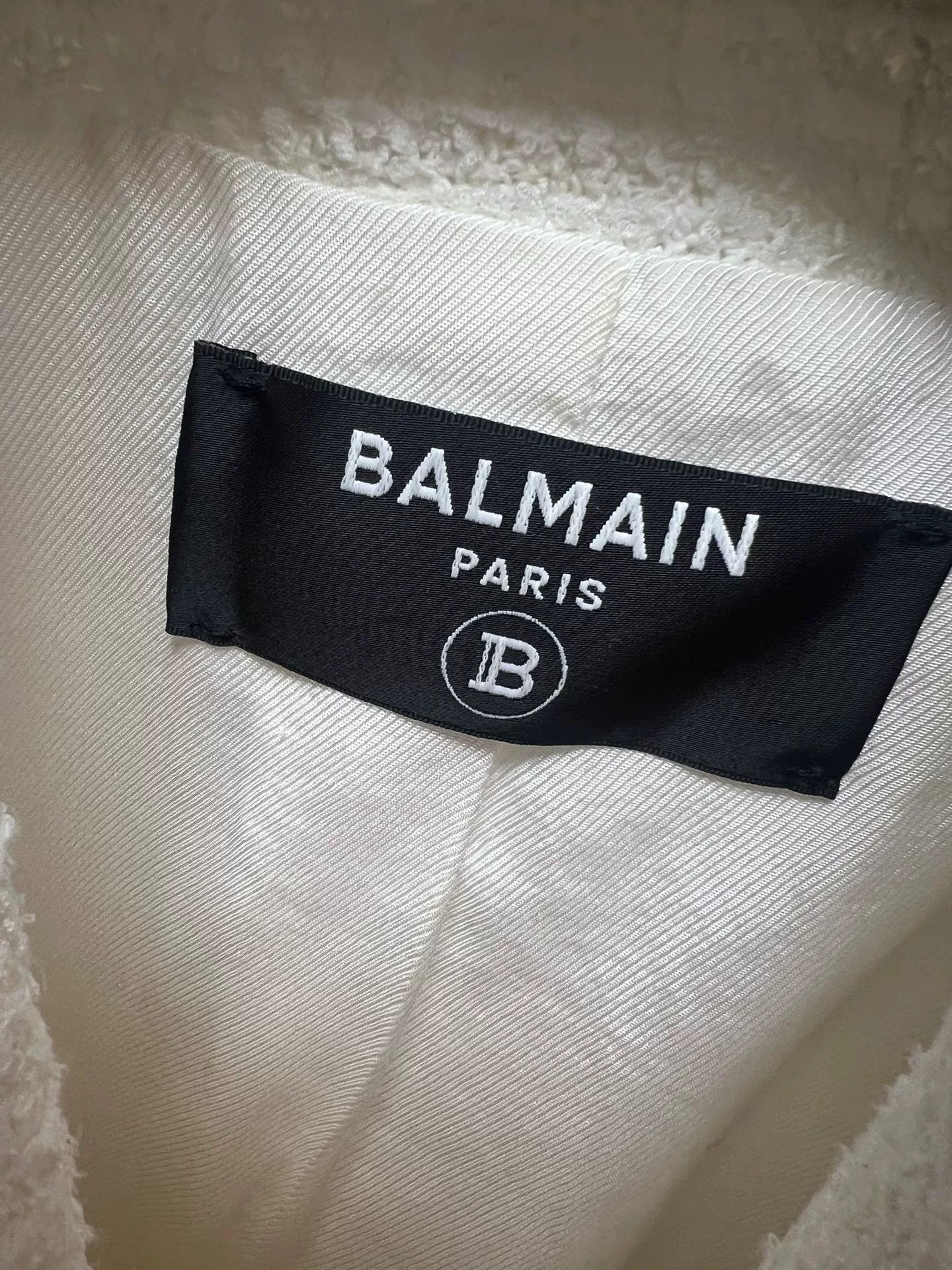 Balmain Balmain White Gold Button Lapel Blazer 38 Size S / US 4 / IT 40 - 6 Thumbnail
