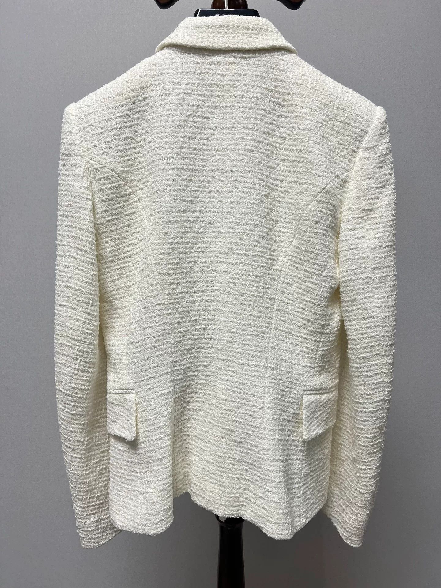Balmain Balmain White Gold Button Lapel Blazer 38 Size S / US 4 / IT 40 - 2 Thumbnail